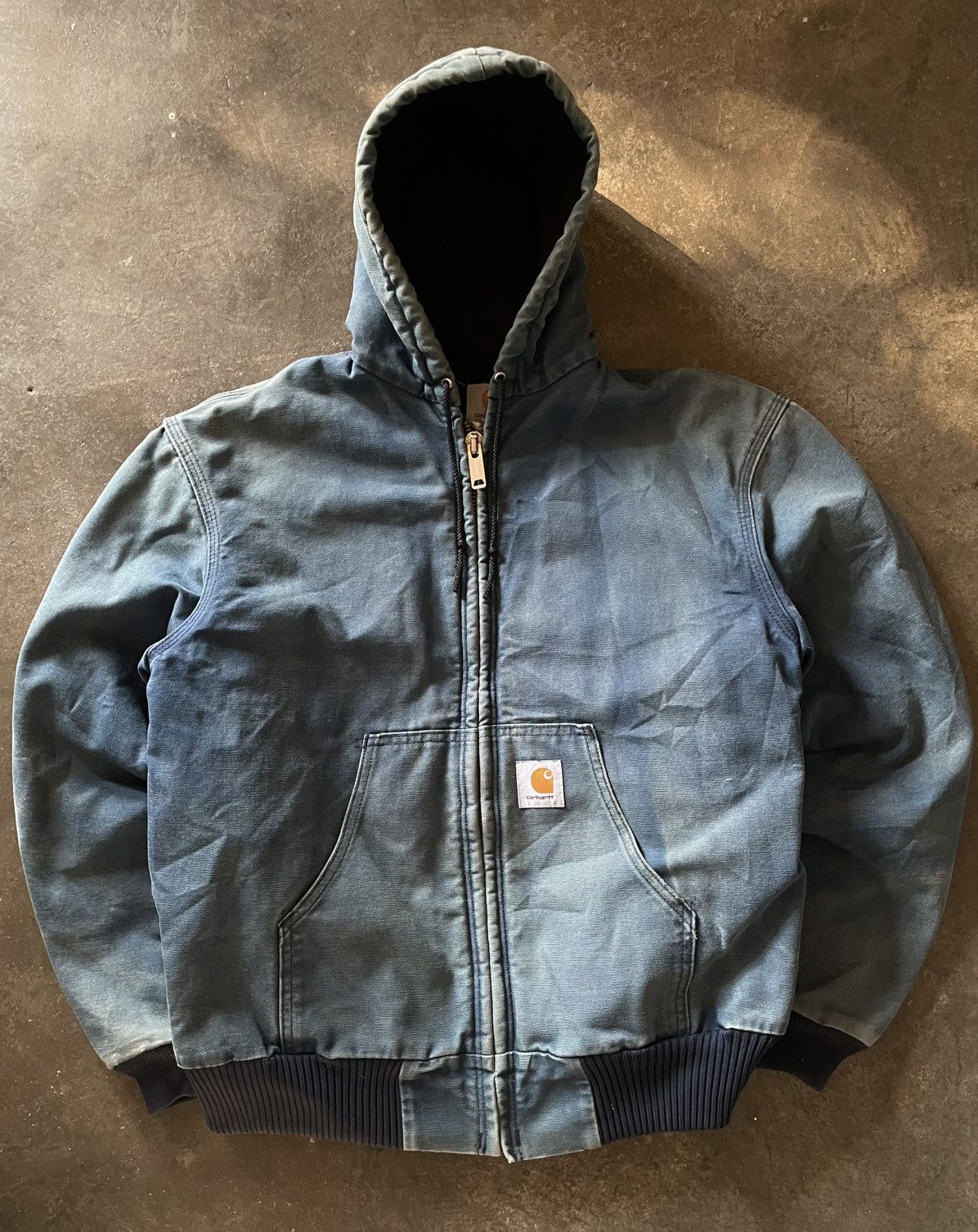 Carhartt Carhartt Duck Active Big Logo 90’s [J04-NVY] Size US M / EU 48-50 / 2 - 1 Thumbnail