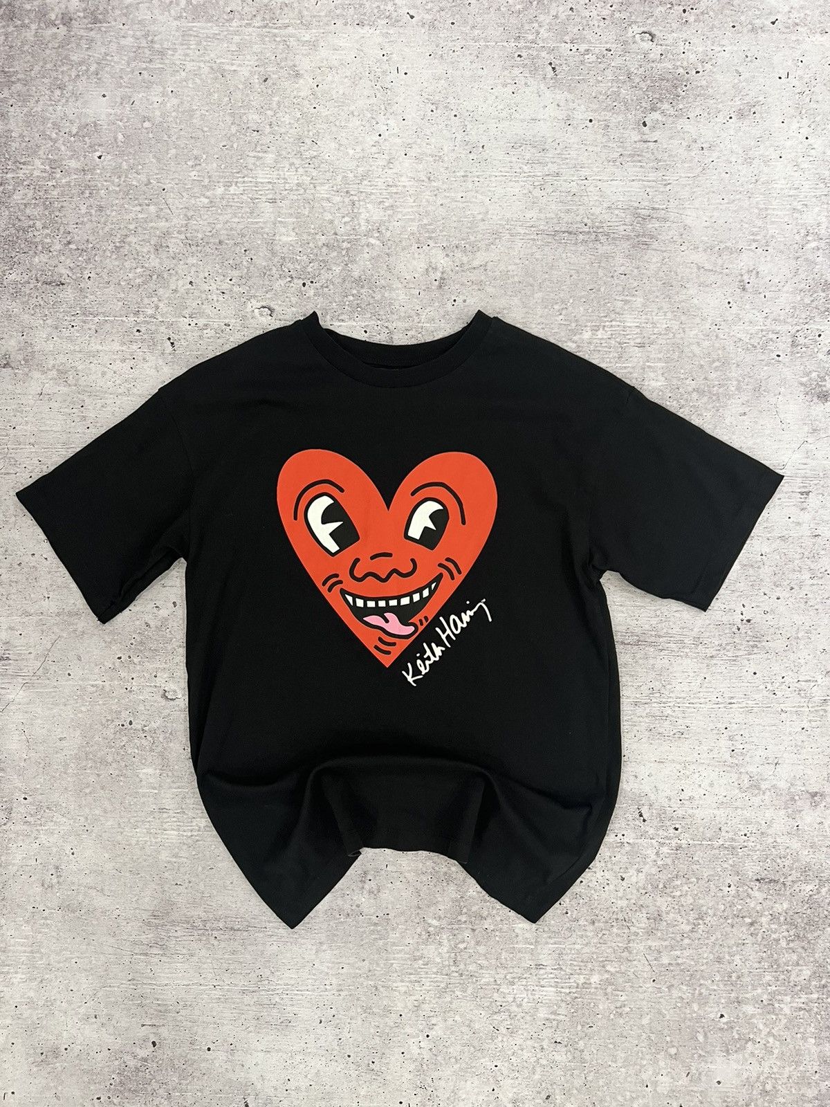 Keith Haring × Vintage 🩸RARE🩸Keith Haring Big Logo Vintage T Shirt Size US M / EU 48-50 / 2 - 1 Thumbnail