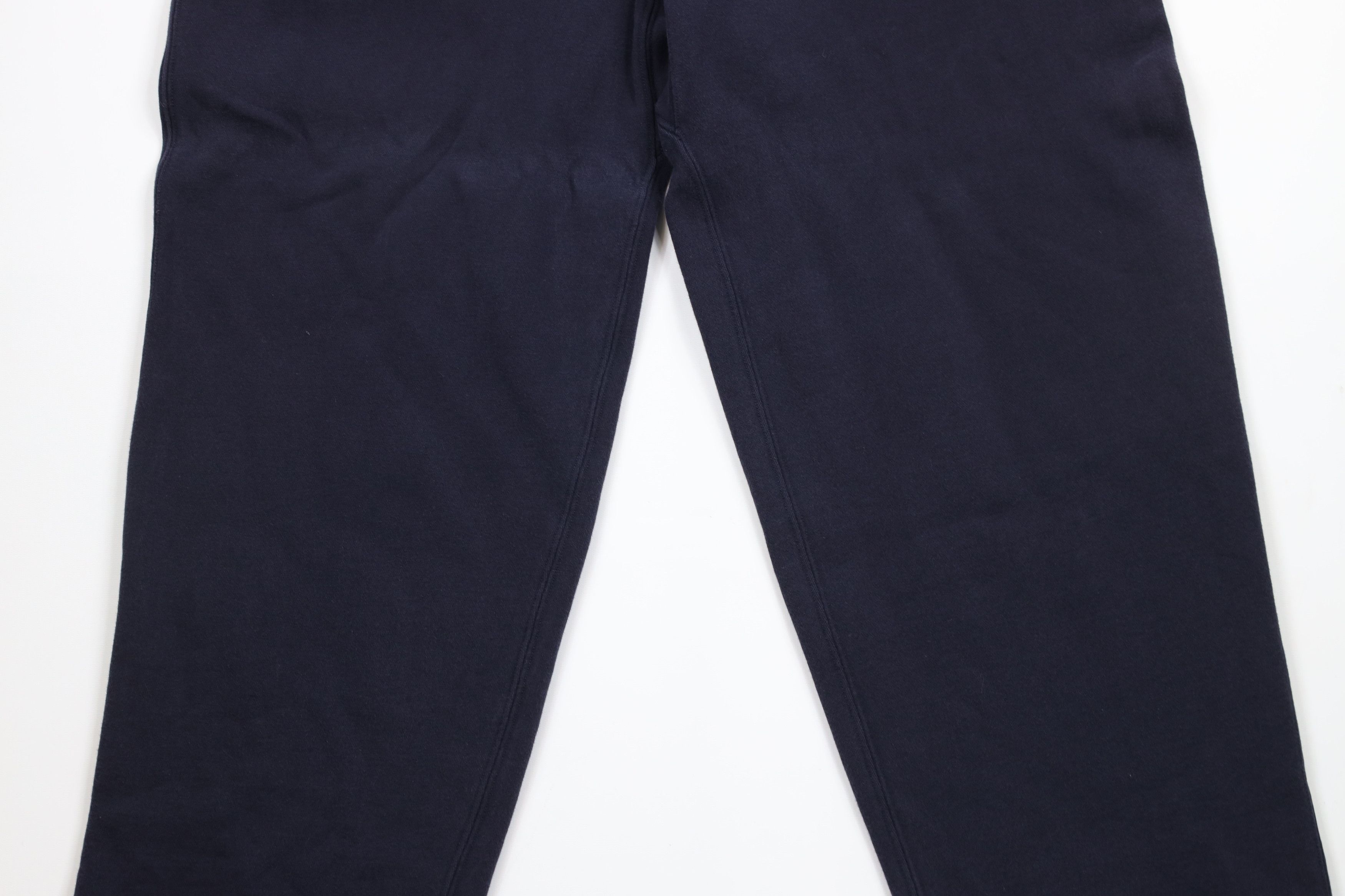 Ralph Lauren × Vintage Vintage 90s Ralph Lauren Wide Leg Sweatpants Navy Blue USA Size US 40 / EU 56 - 3 Thumbnail