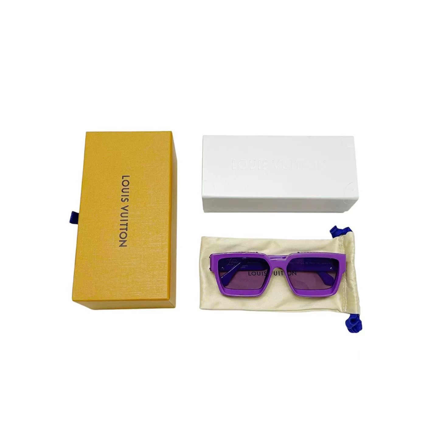 Louis Vuitton Louis Vuitton Purple Millionaire Sunglasses Size ONE SIZE - 1 Thumbnail