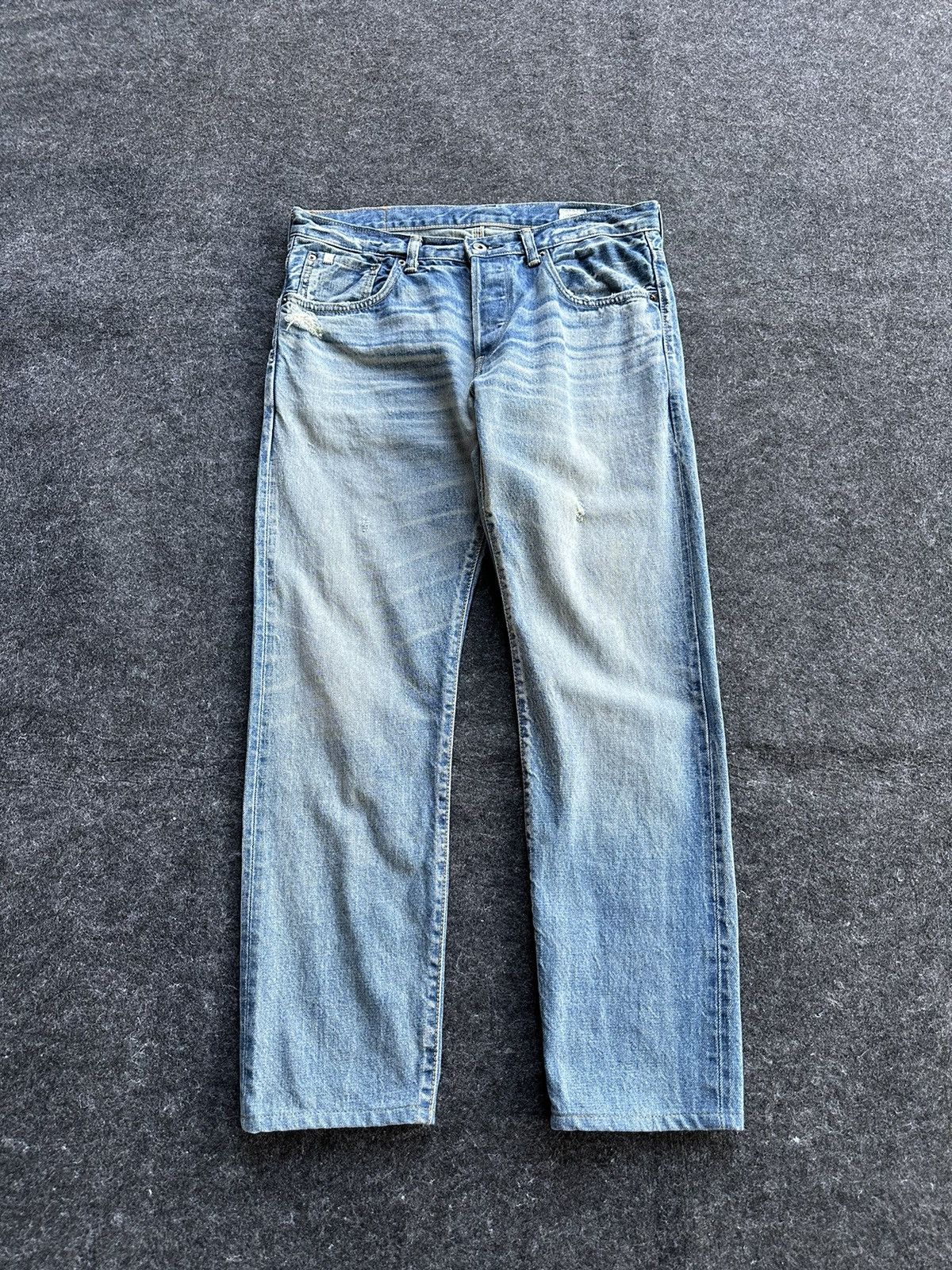 Edwin × Hysteric Glamour × Vintage Vintage Edwin 544 Selvedge Washed Blue Denim D474 Size US 32 / EU 48 - 1 Thumbnail