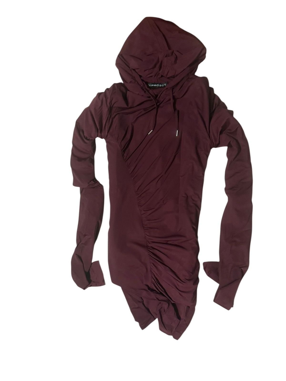 Y/Project Y/Project Double Layered Hoodie Burgundy Size US S / EU 44-46 / 1 - 1 Thumbnail