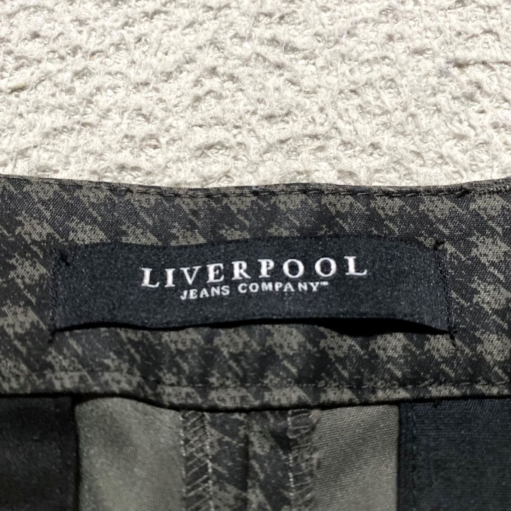 Vintage Liverpool Brand Liverpool Womens 6 Dress Pants Brown Geometric Straight Mid Rise Workwear Dress Pants Mens Women? Size 28" / US 6 / IT 42 - 3 Thumbnail