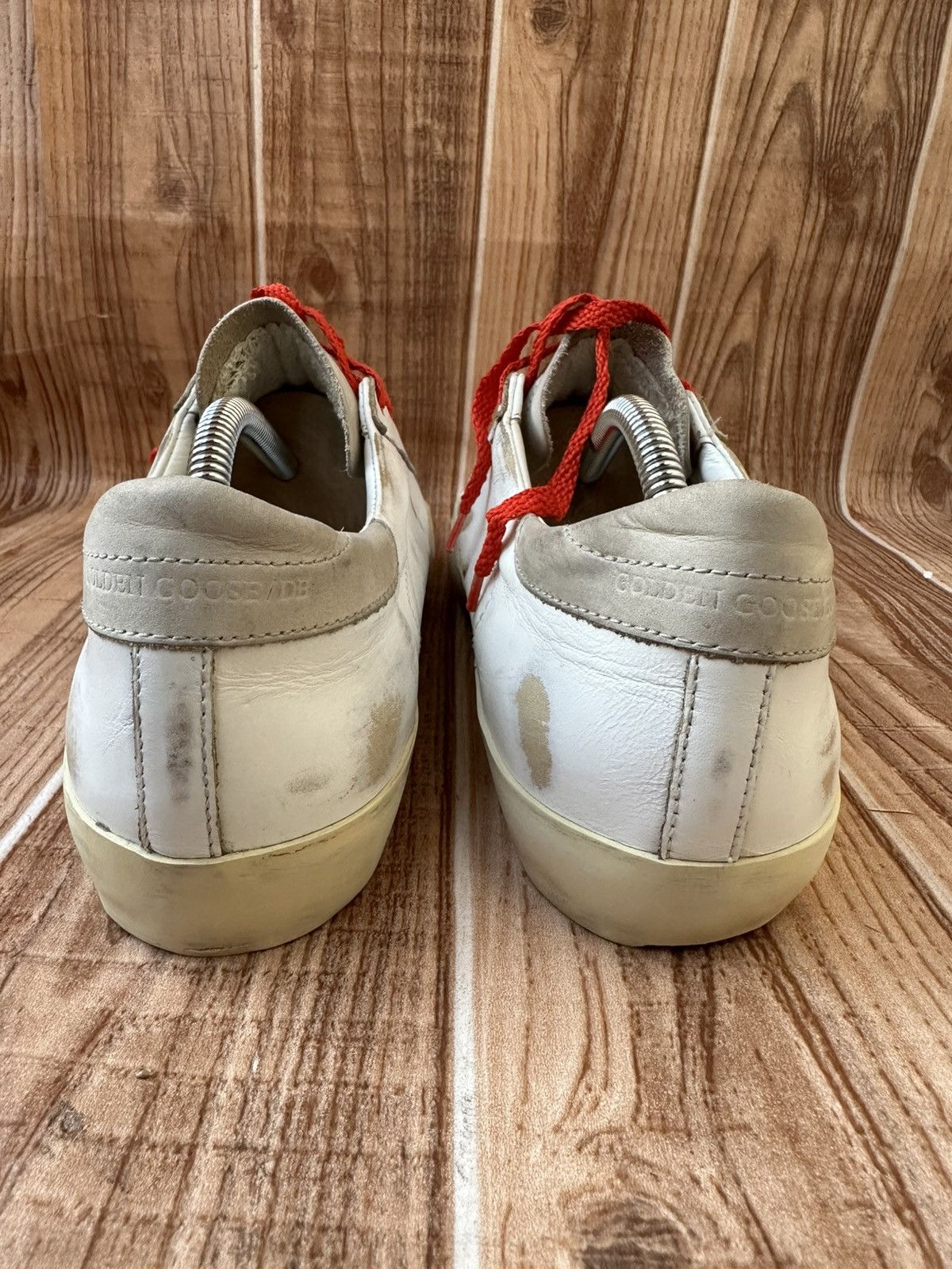 Golden Goose Golden Goose Superstar White Leather Nubuck Low Top Sneaks Size US 9 / EU 42 - 16 Thumbnail