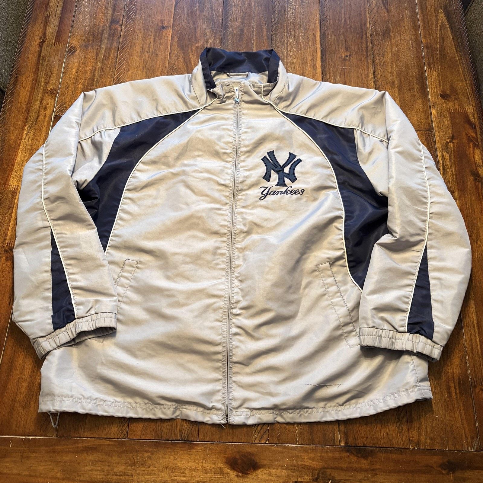 MLB New York Yankees Jacket Mens XL Gray Navy G-III Sports Size US XL / EU 56 / 4 - 2 Thumbnail