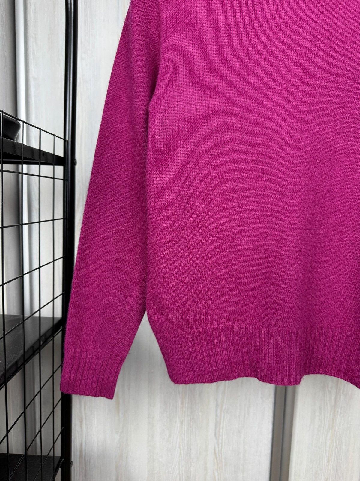 Fred Perry Fred Perry made in Italy Beta SPA wool cashmere pink sweater Size L / US 10 / IT 46 - 6 Thumbnail