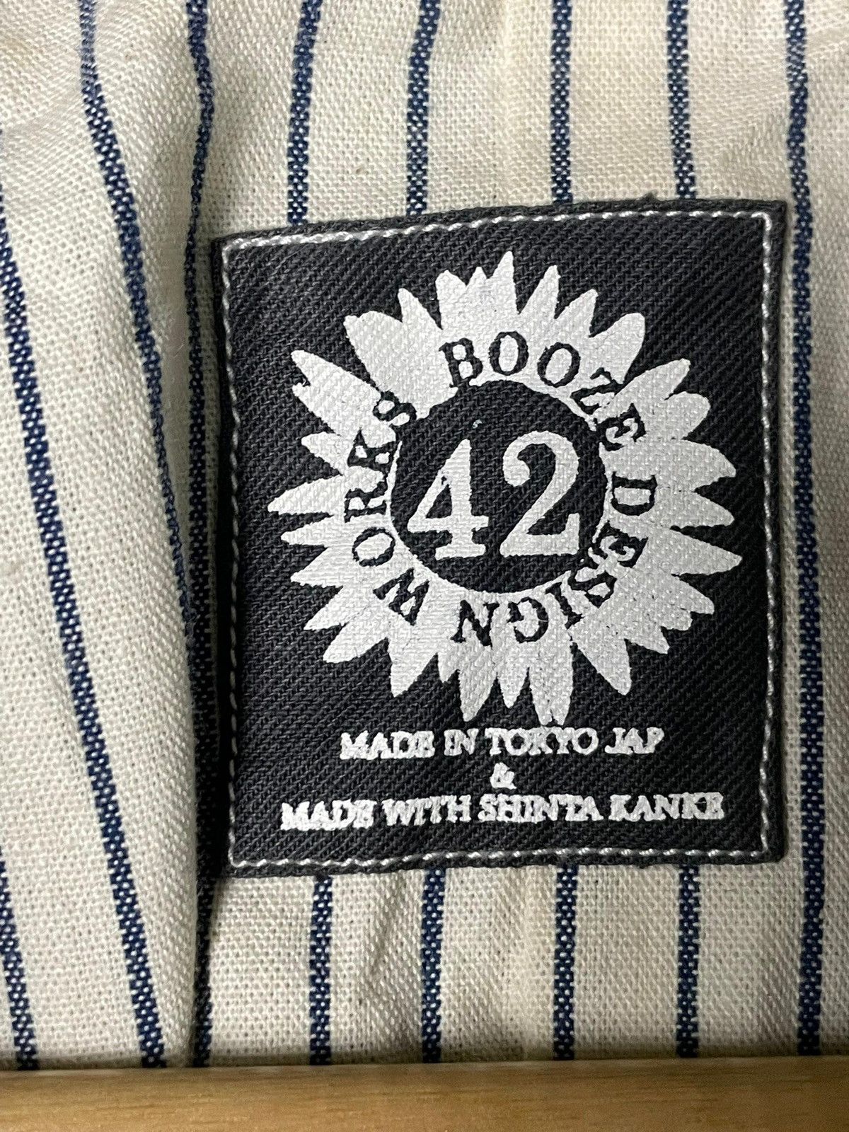 Japanese Brand × Vintage Work Booze Design Hidden Button Jacket (2) Size US XS / EU 42 / 0 - 8 Thumbnail