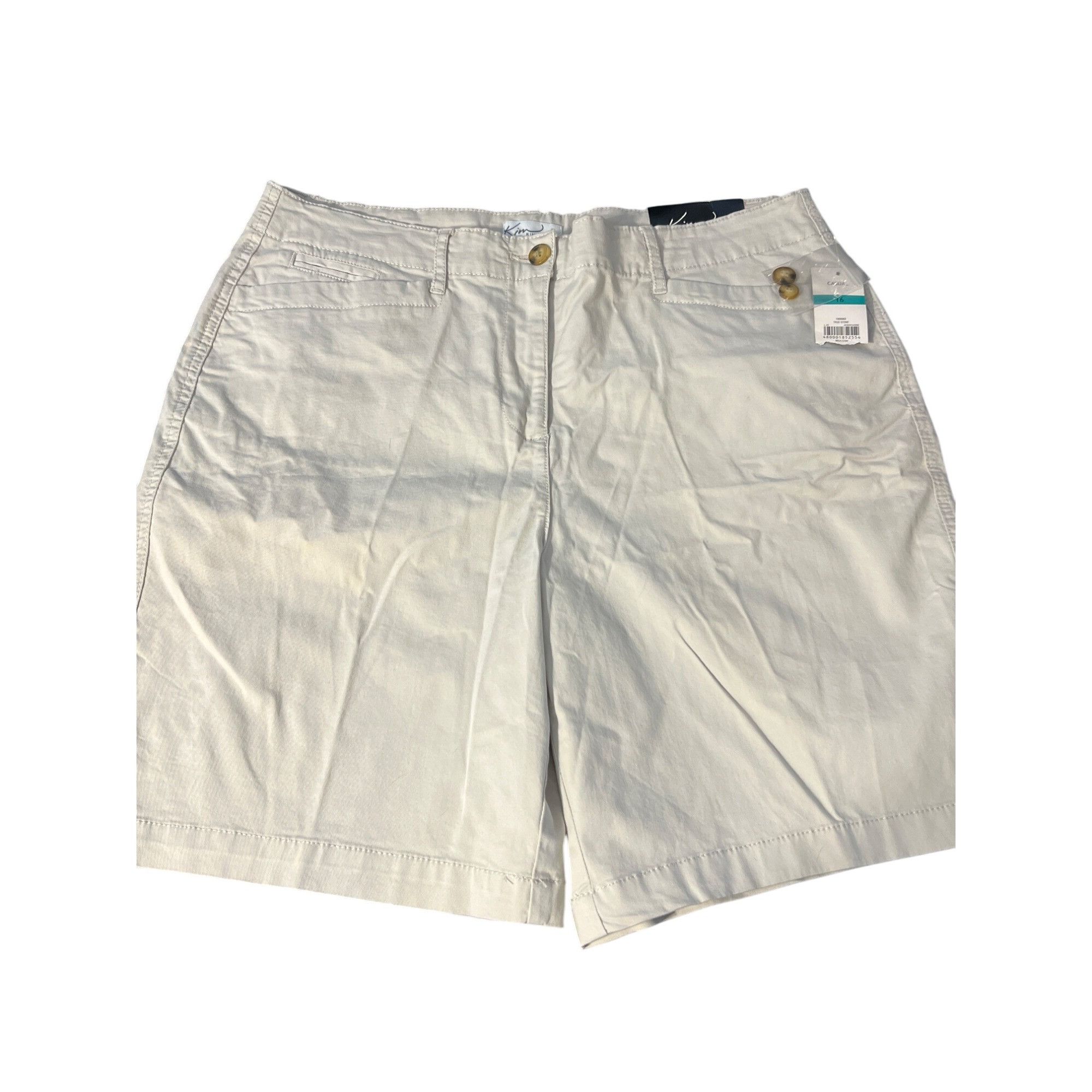 Other Kim Rogers Casual Bermuda Shorts True Stone Khaki Beige Sits Size 38" / US 16 / IT 52 - 1 Thumbnail