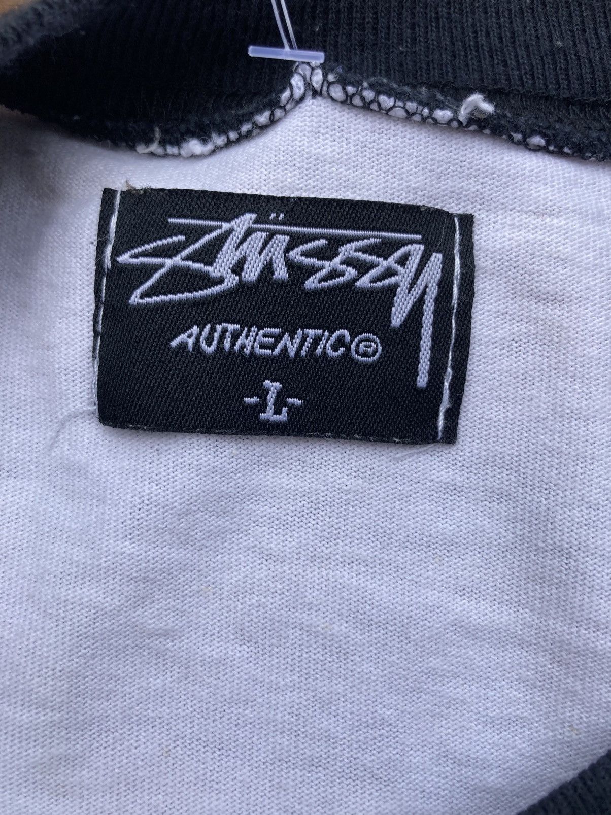 Stussy Vintage Stussy Baseball Tee Raglan Backhit Shirt Size US L / EU 52-54 / 3 - 7 Thumbnail