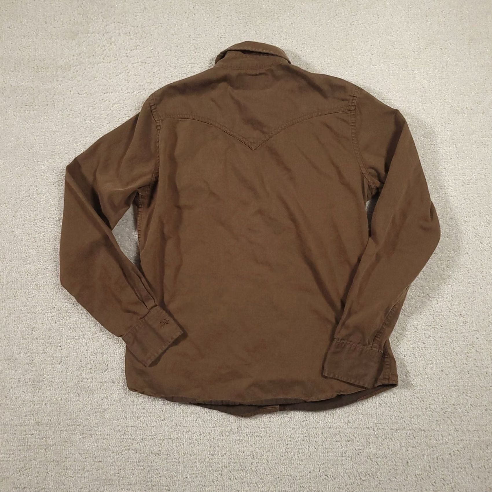 Vintage Miller Ranch Shirt Western Cowboy Pearl Snap Womens Small Brown Shirt Size S / US 4 / IT 40 - 7 Thumbnail