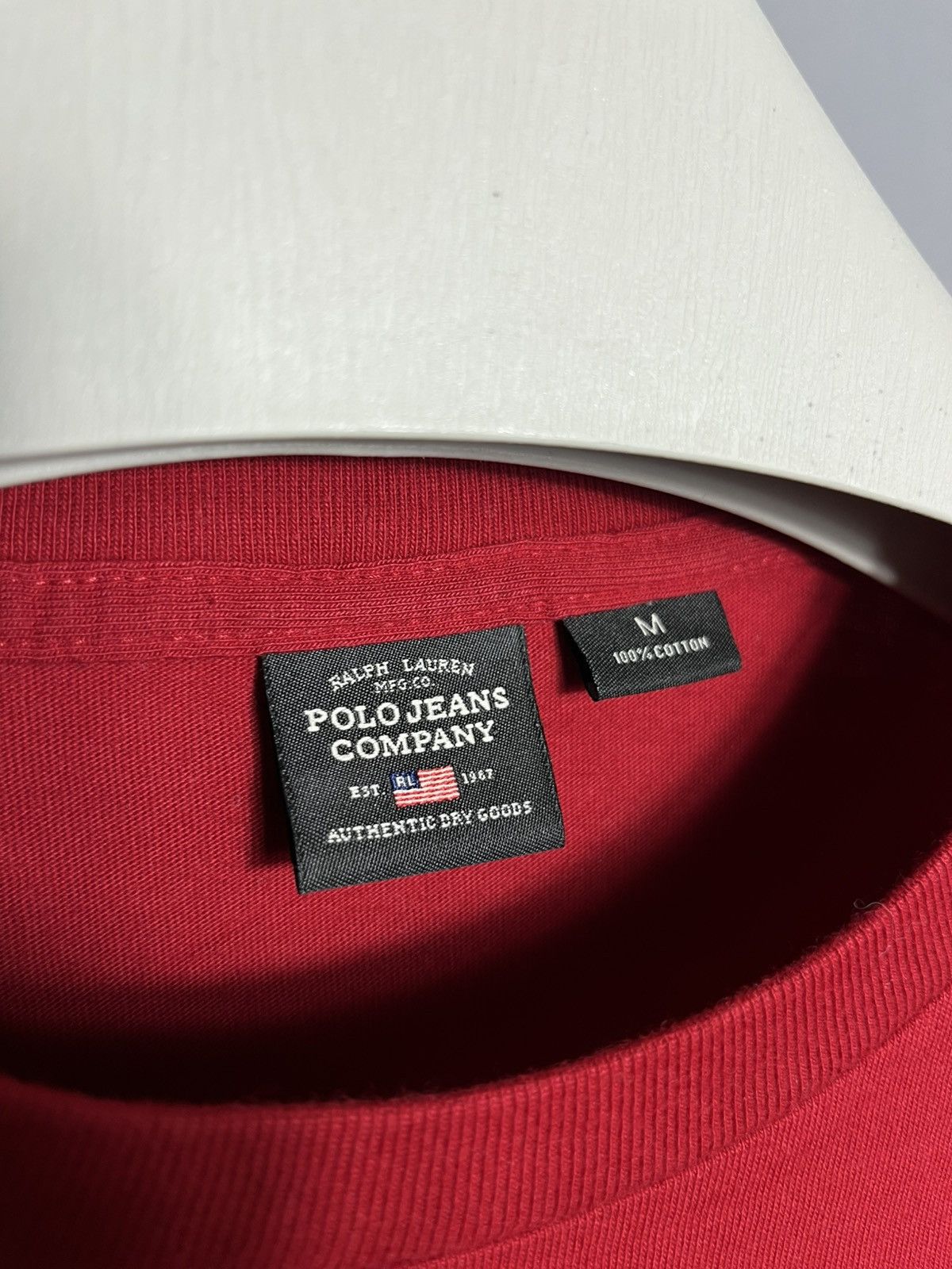 Polo Ralph Lauren Polo jeans ralph lauren long sleeve red shirt mens cotton Size US M / EU 48-50 / 2 - 4 Thumbnail