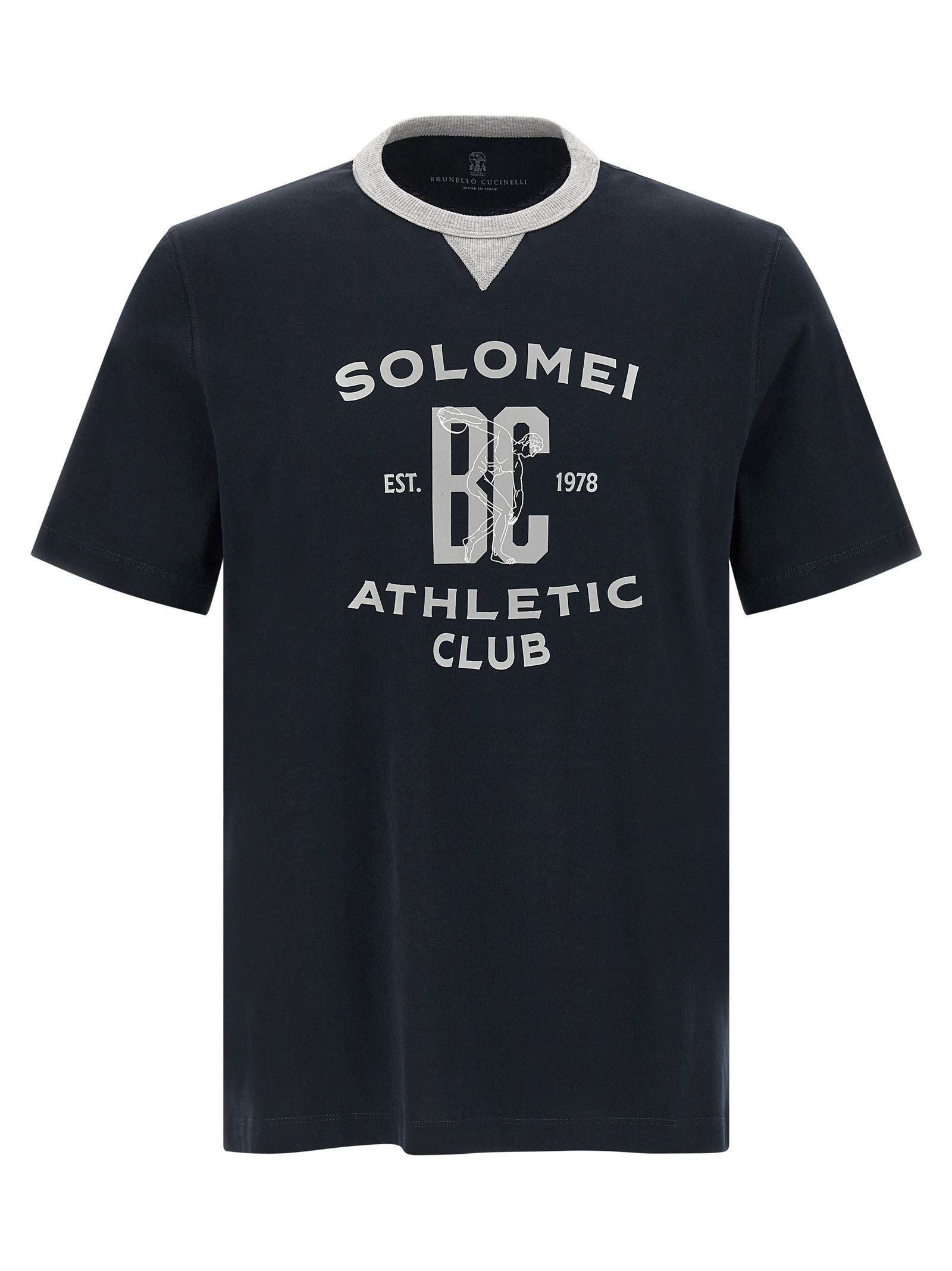 Brunello Cucinelli Printed T-Shirt Size US M / EU 48-50 / 2 - 1 Thumbnail