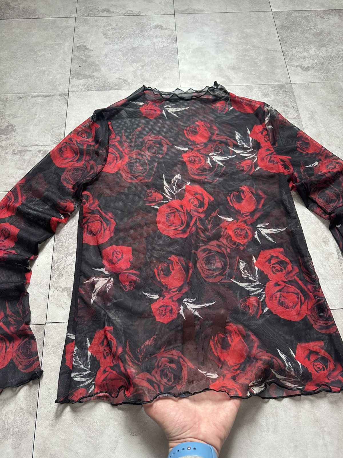 Hysteric Glamour Cute Floral Hysteric Glamour JPG Vibe Mesh Long Sleeve Size L / US 10 / IT 46 - 4 Thumbnail