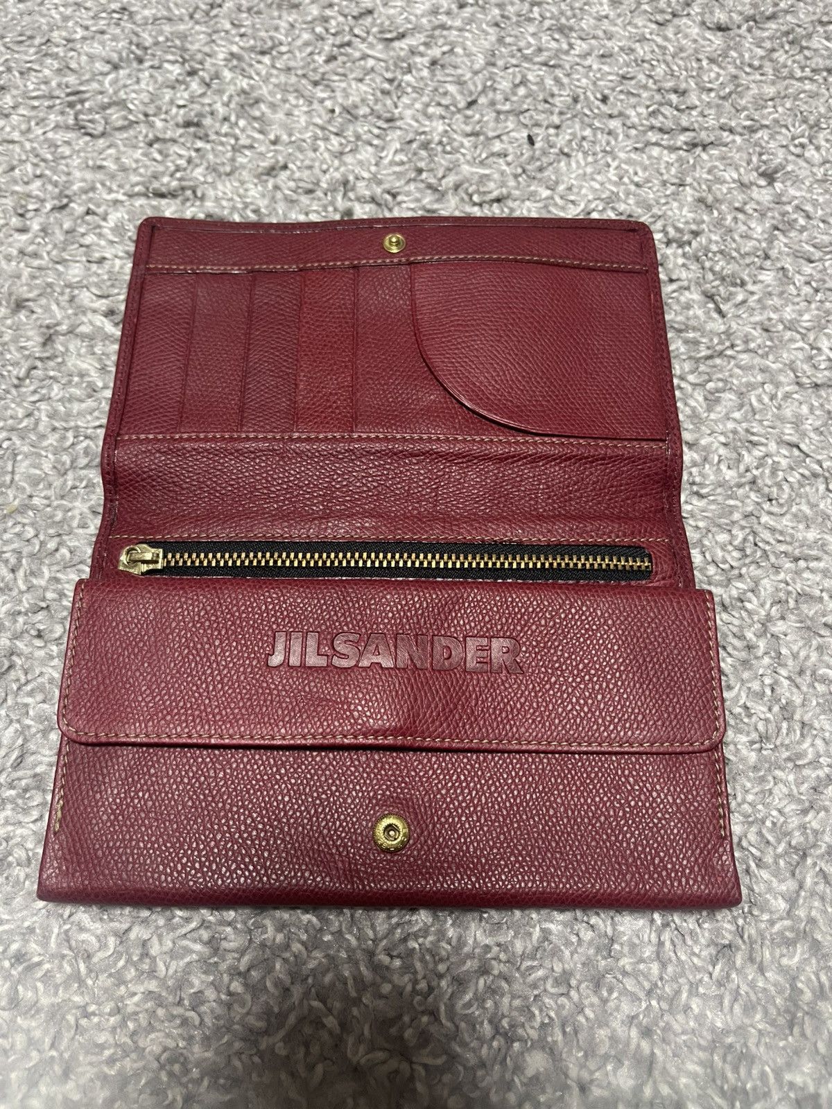 Jil Sander Jil Sander Vintage RARE Leather Folding Wallet West Germany Size ONE SIZE - 1 Thumbnail