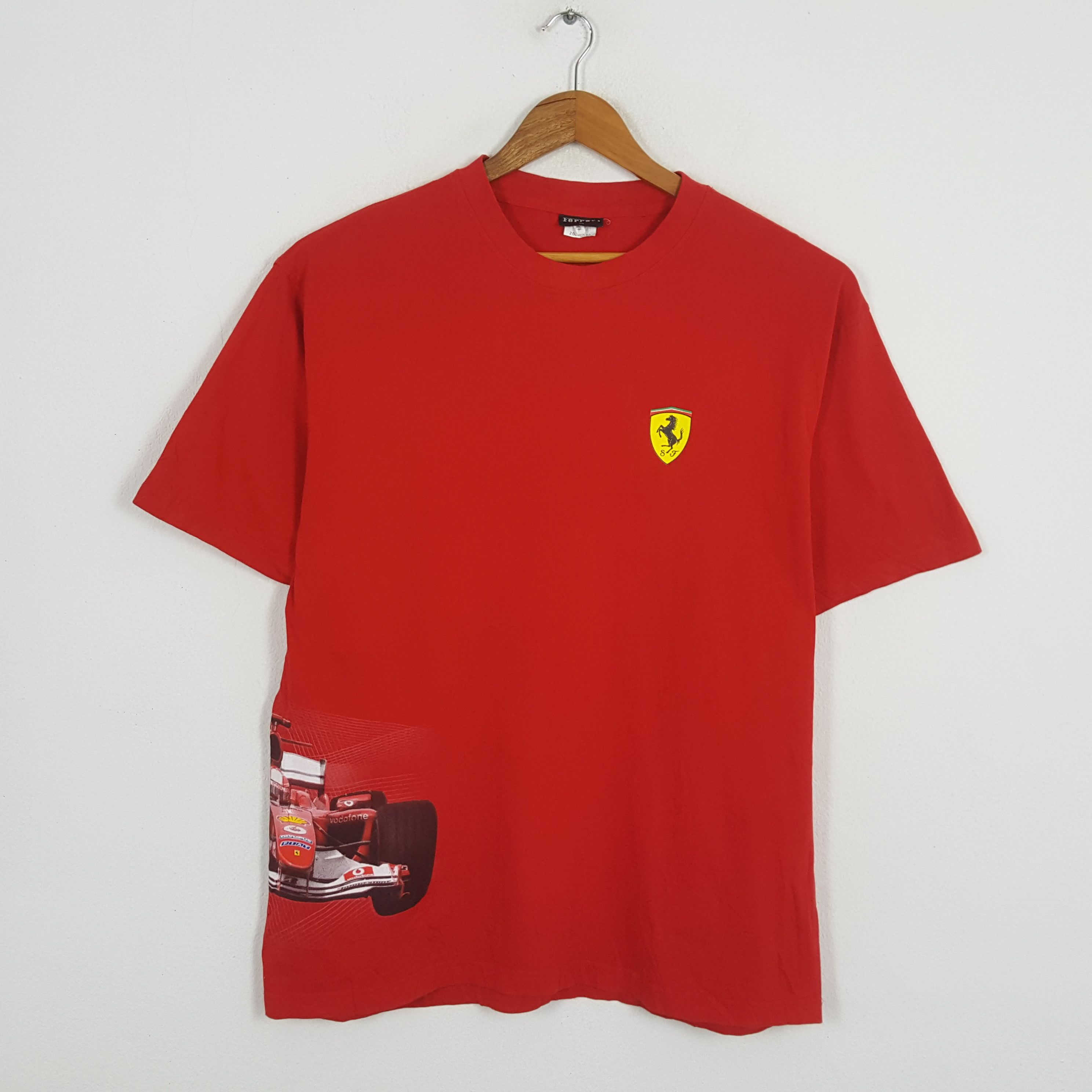 Ferrari × Vintage Vintage FERRARI Formula One Racing Team T-Shirts Size US XL / EU 56 / 4 - 1 Thumbnail