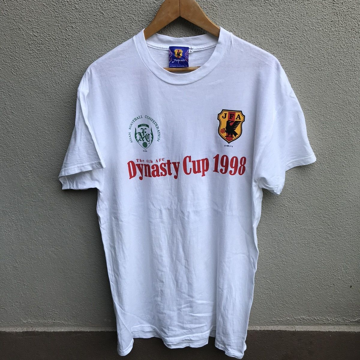 Vintage Vintage 90s JAPAN fa Dynasty cup football tee Size US L / EU 52-54 / 3 - 1 Thumbnail