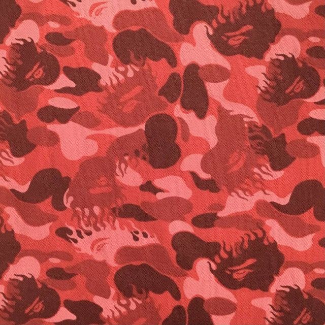 Bape × Nigo BAPE Red Fire camo Polo Shirt a bathing ape flame NIGO Size US L / EU 52-54 / 3 - 2 Thumbnail