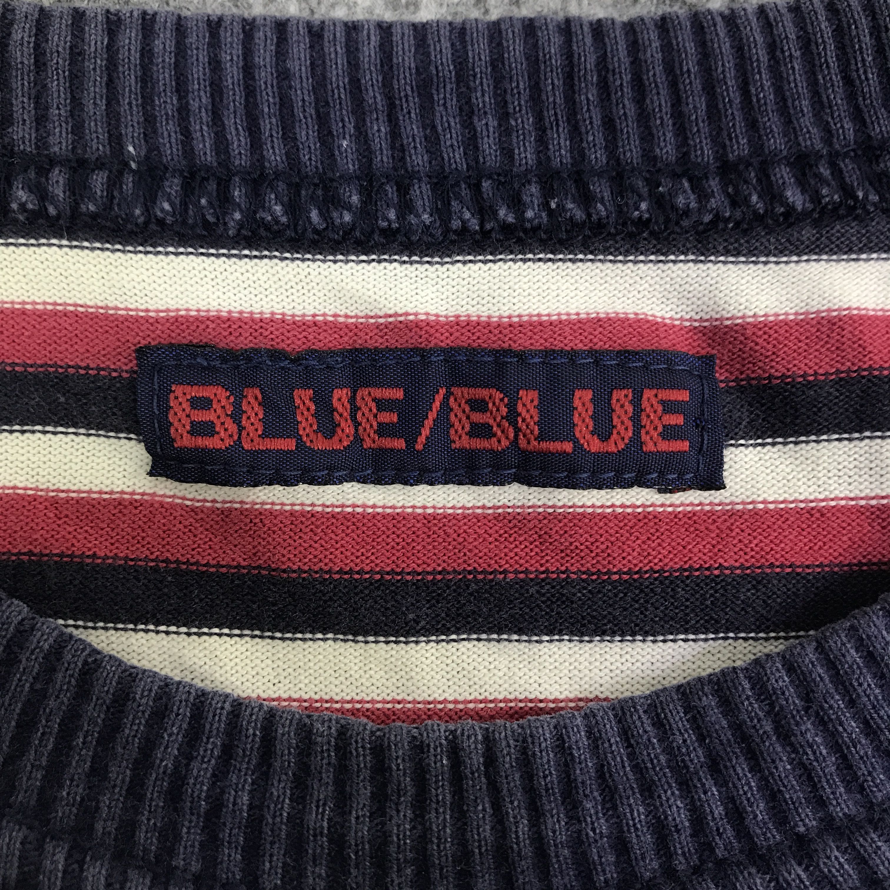 Blue Blue Japan Blue-blue Japan striped design t-shirts K93B24 Size US M / EU 48-50 / 2 - 7 Thumbnail