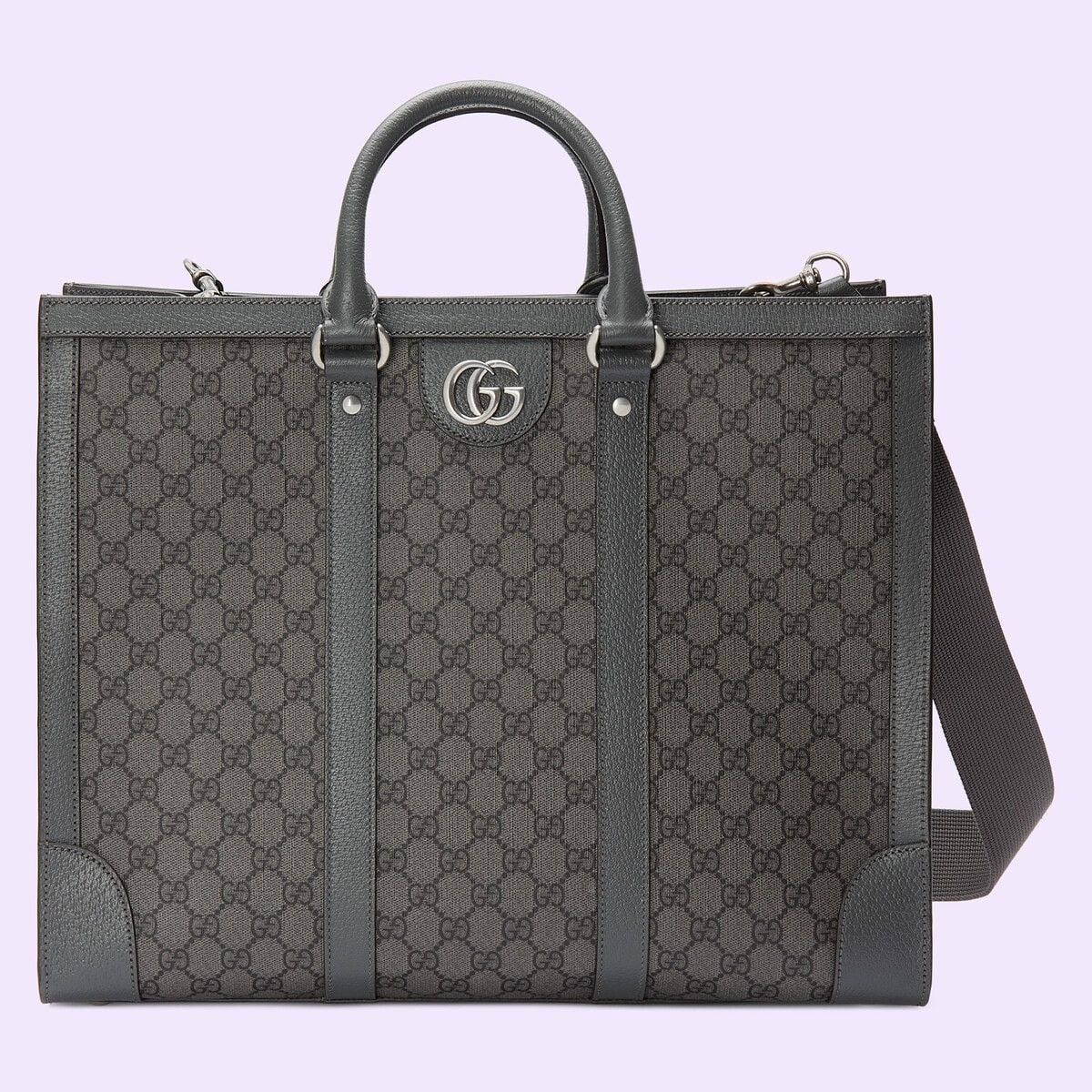 Gucci o1s1wg110225 Size:OS / Ophidia Large Tote Bag in Grey/Black Size ONE SIZE - 1 Thumbnail