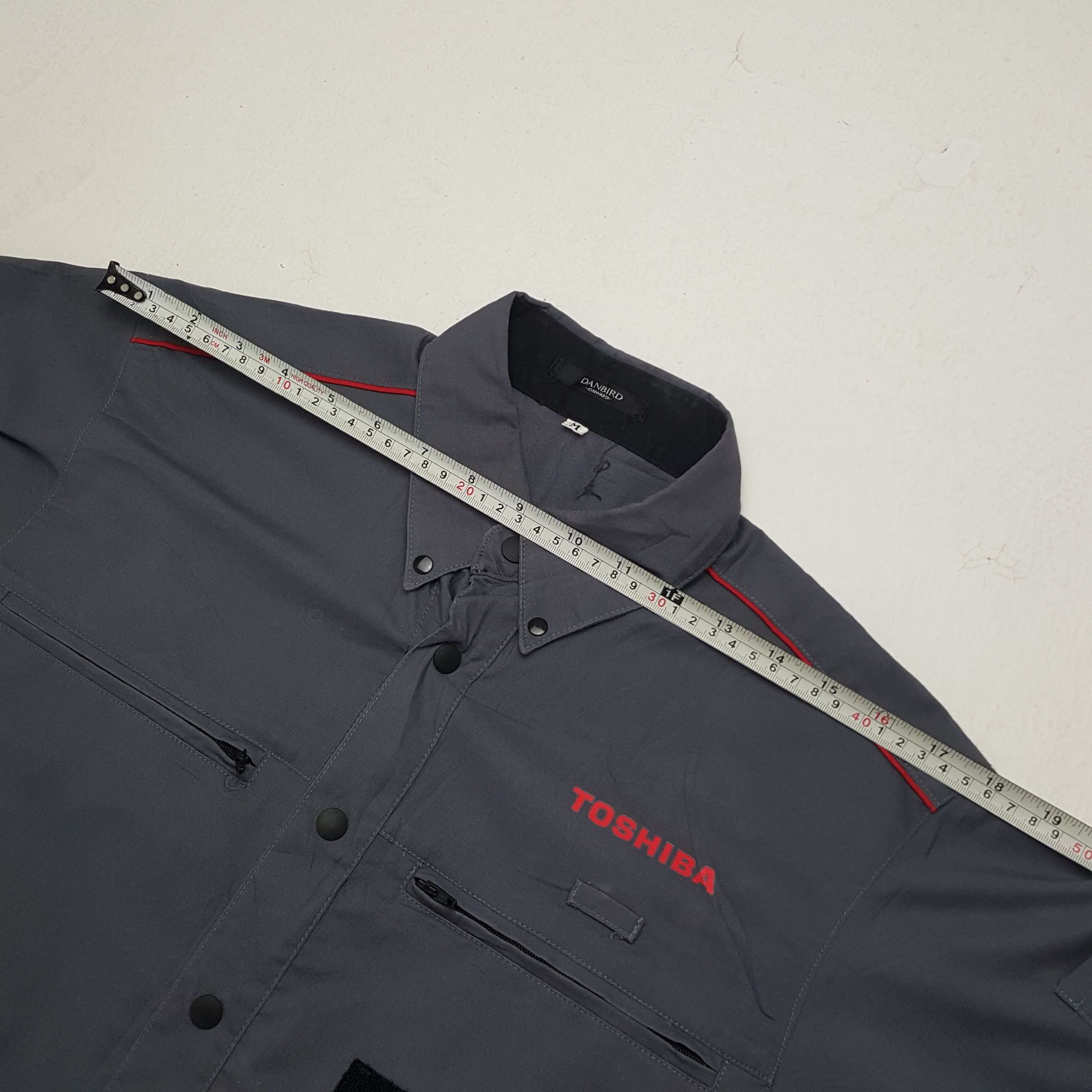 Vintage Vintage Toshiba Japanese Electronic Staff Shirt Button Up Size US L / EU 52-54 / 3 - 5 Thumbnail