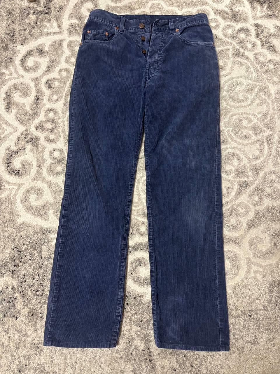 Levi's Vintage Clothing Levi’s 551 Cargo Corduroy Pants –1995–Made in Italy–Vintage Size US 30 / EU 46 - 2 Thumbnail