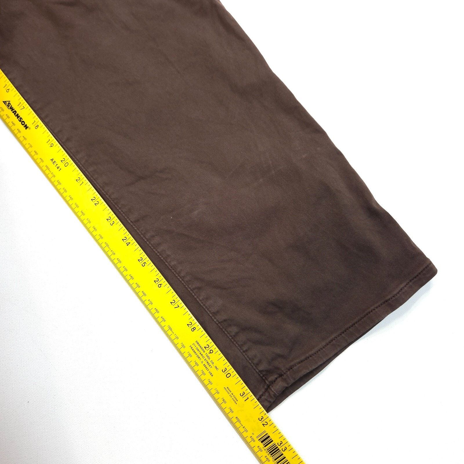 Mavi Mavi Jeans Matt Relaxed Straight Leg Pants Mens 38x32 Brown Size US 38 / EU 54 - 7 Thumbnail