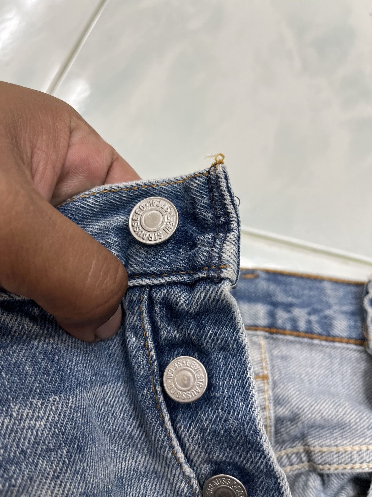 Levi's 🔥🔥🔥STEALS VTG LEVIS 501 SHORTS (CUSTOM) Size US 32 / EU 48 - 16 Thumbnail