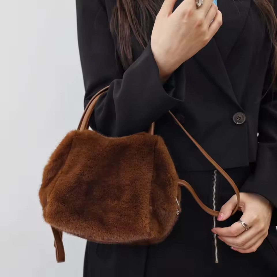 Other Faux Fur Casual Designer Tote Crossbody Mini Bag Size ONE SIZE - 2 Thumbnail