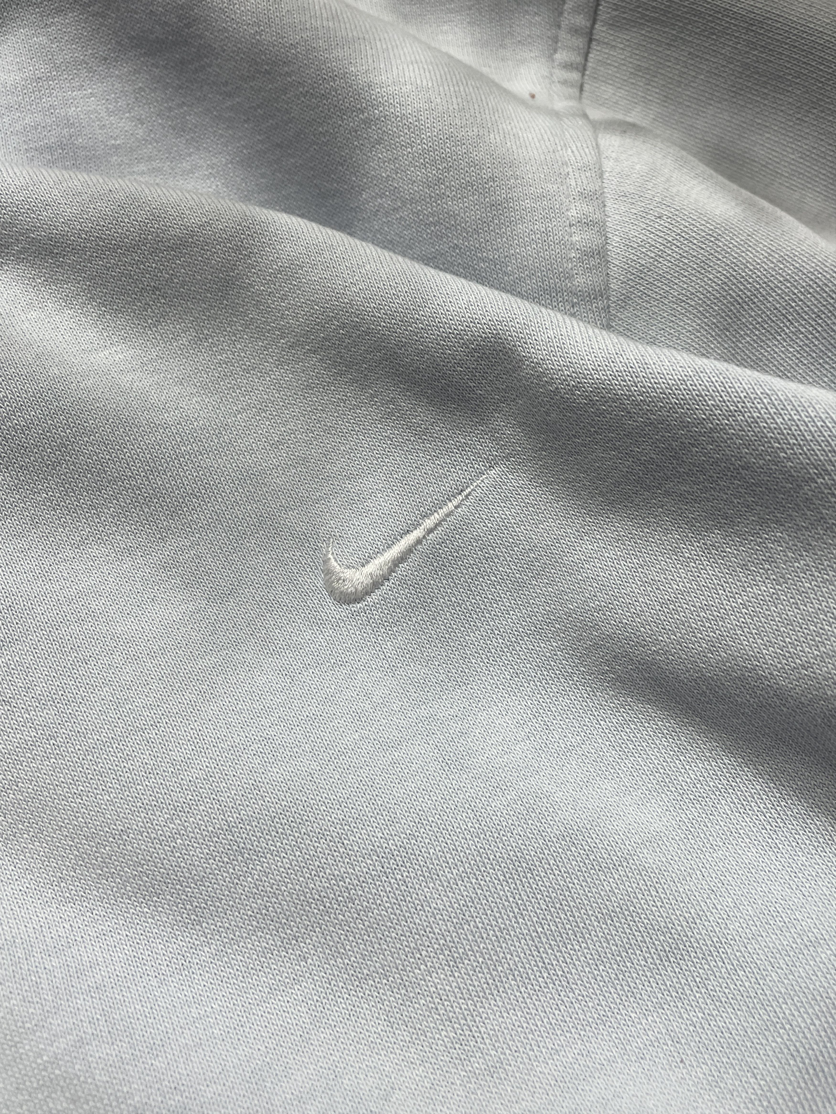 Nike RARE❗️Nike Vintage Y2K Hoodie Silver Tag Boxy Fit Baby Blue Size US S / EU 44-46 / 1 - 4 Thumbnail