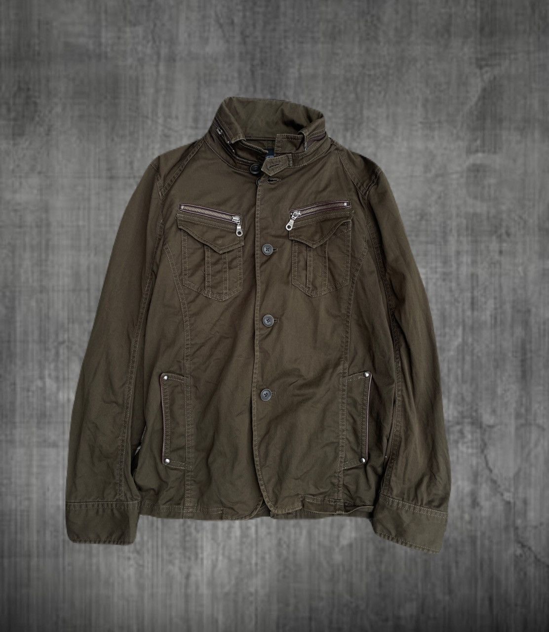 If Six Was Nine 2000s Rattle Trap Vkei Gimmic Military Jacket Japanese Size US S / EU 44-46 / 1 - 1 Thumbnail