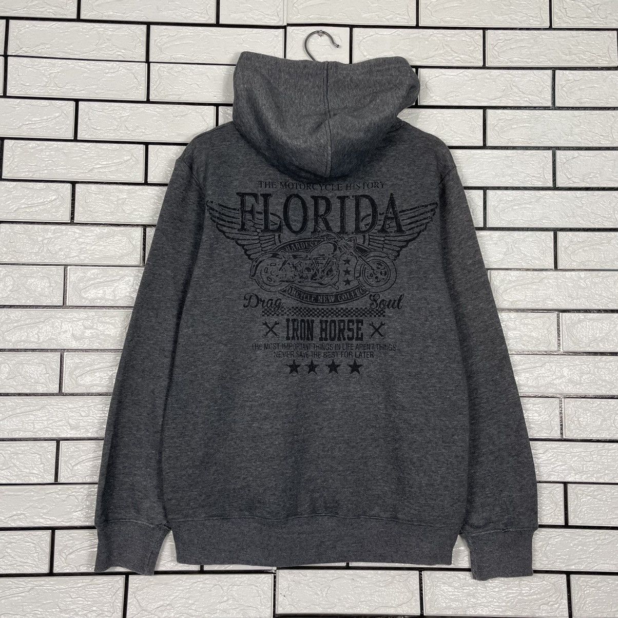 Japanese Brand Florida Motorcycle Pullover Hoodie Size US M / EU 48-50 / 2 - 7 Thumbnail