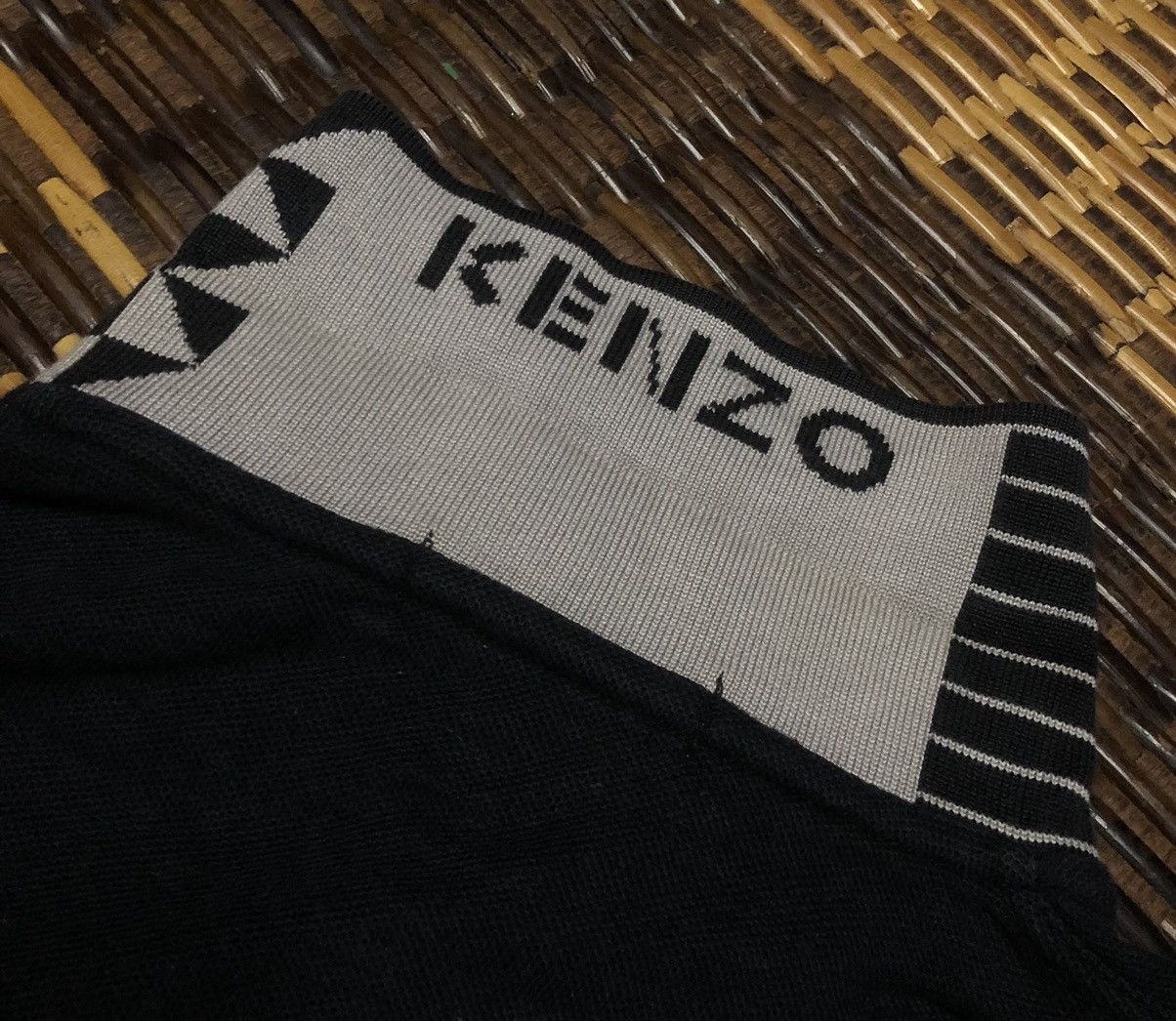 Kenzo × Vintage Vintage Kenzo Golf Long Sleeve Polo Shirt Size US M / EU 48-50 / 2 - 8 Thumbnail