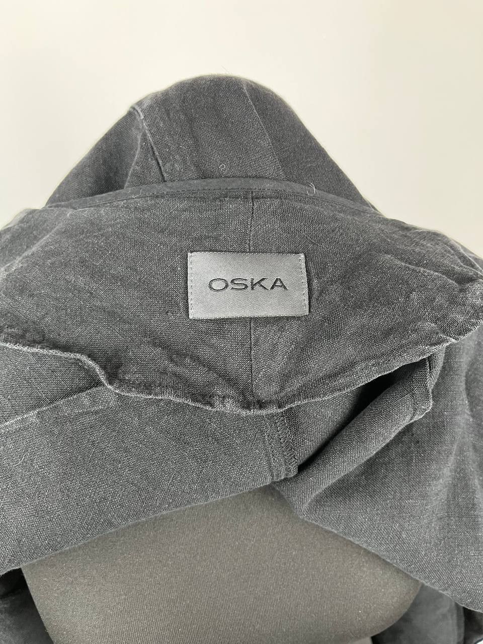 OSKA OSKA 100% Linen Black Jacket Lagenlook Boho Size 3 L/XL Size L / US 10 / IT 46 - 8 Thumbnail