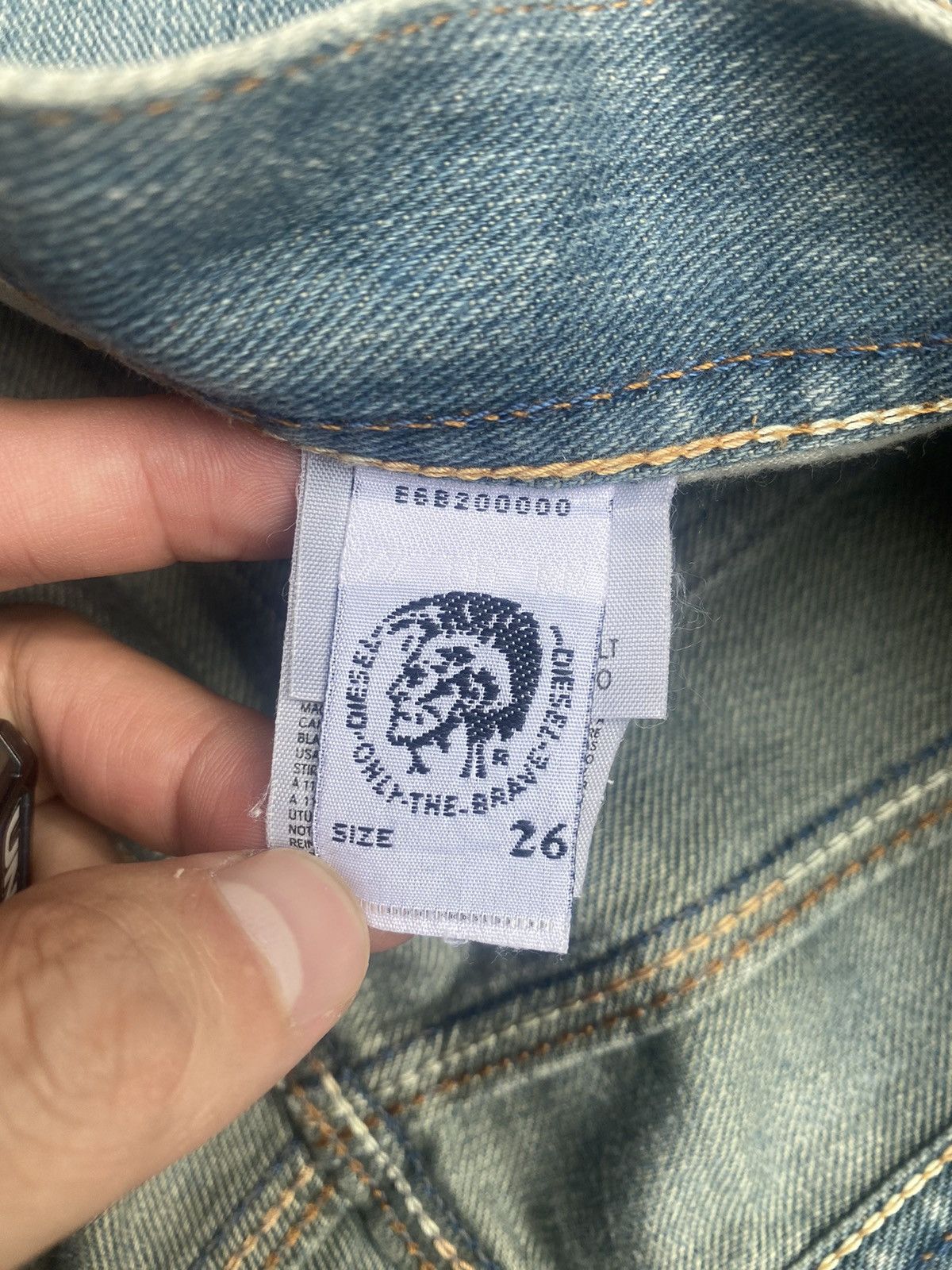 Designer × Diesel × If Six Was Nine Flare Jeans Diesel Faded Low Rise Bootcut Size US 30 / EU 46 - 23 Thumbnail