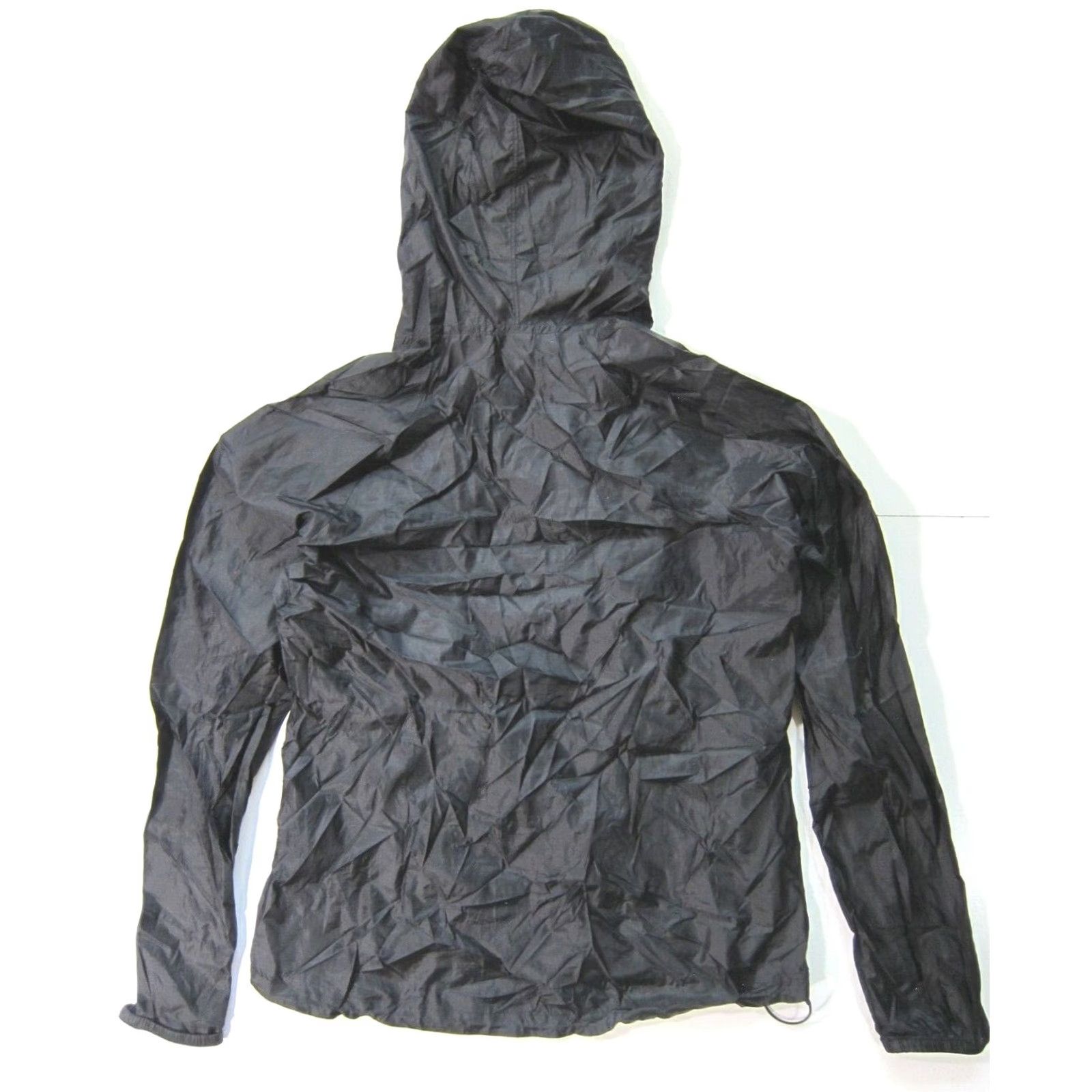Reebok Reebok Black Lightweight 1/2 Zip Front Pocket Hooded Windbreaker Jacket Women M Size M / US 6-8 / IT 42-44 - 2 Thumbnail