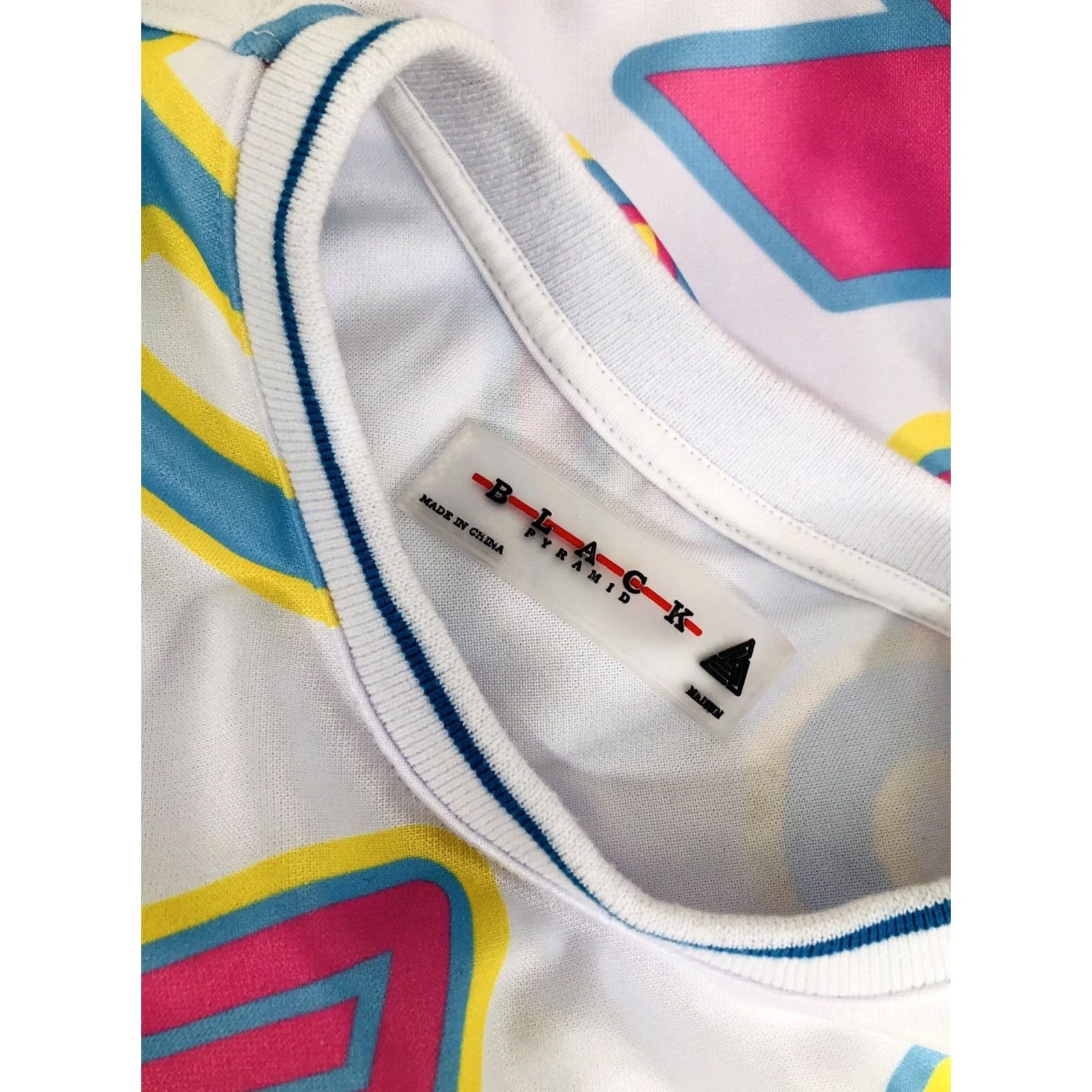 Black Pyramid BLACK PYRAMID Embroidered Mens Md. Shirt Shirt Mens M White Embroidered Size US M / EU 48-50 / 2 - 6 Thumbnail