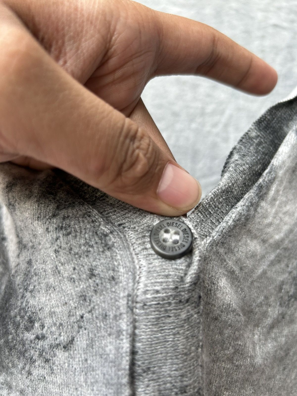 Diesel × Japanese Brand × Vintage Diesel knit cardigan archived style Size US M / EU 48-50 / 2 - 5 Thumbnail