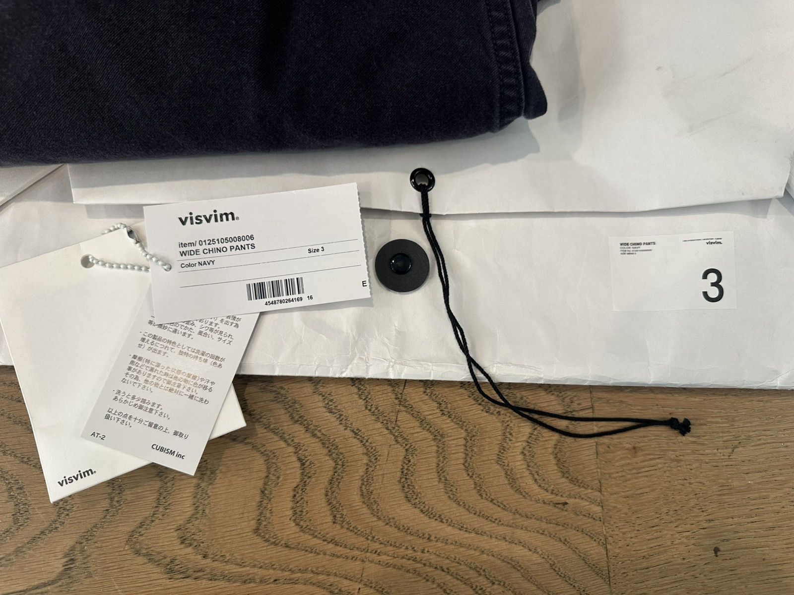 Visvim Visvim Wide Chino Pants Navy 3 Size US 34 / EU 50 - 3 Thumbnail