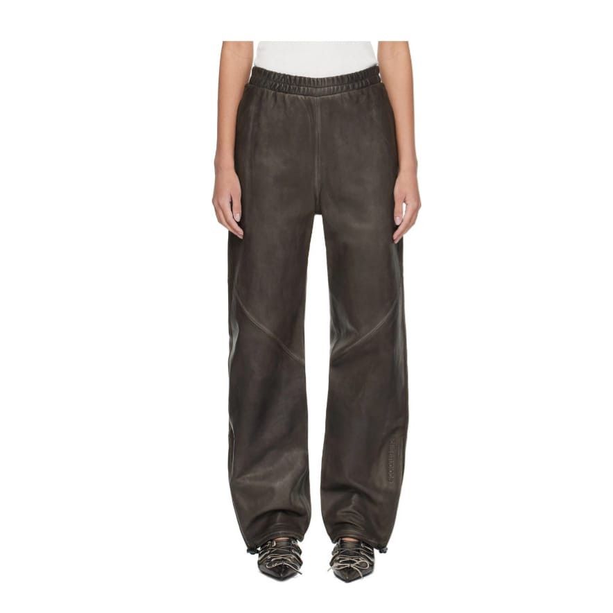 Acne Studios o1y0725 Leather Pant in Dark Brown Size 27" / US 4 / IT 40 - 1 Thumbnail