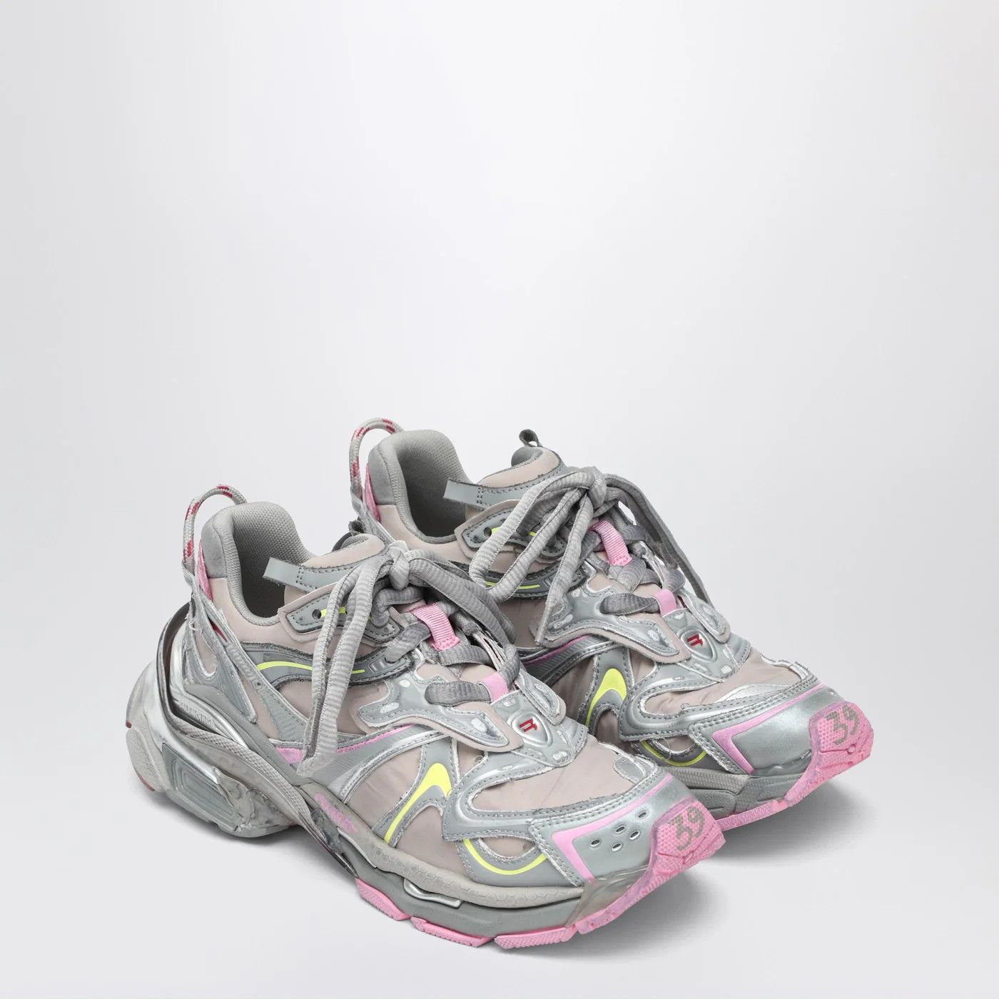 Balenciaga o1d2blof0426 Runner 2.0 Sneakers in Multicolor Size US 10 / IT 40 - 2 Thumbnail