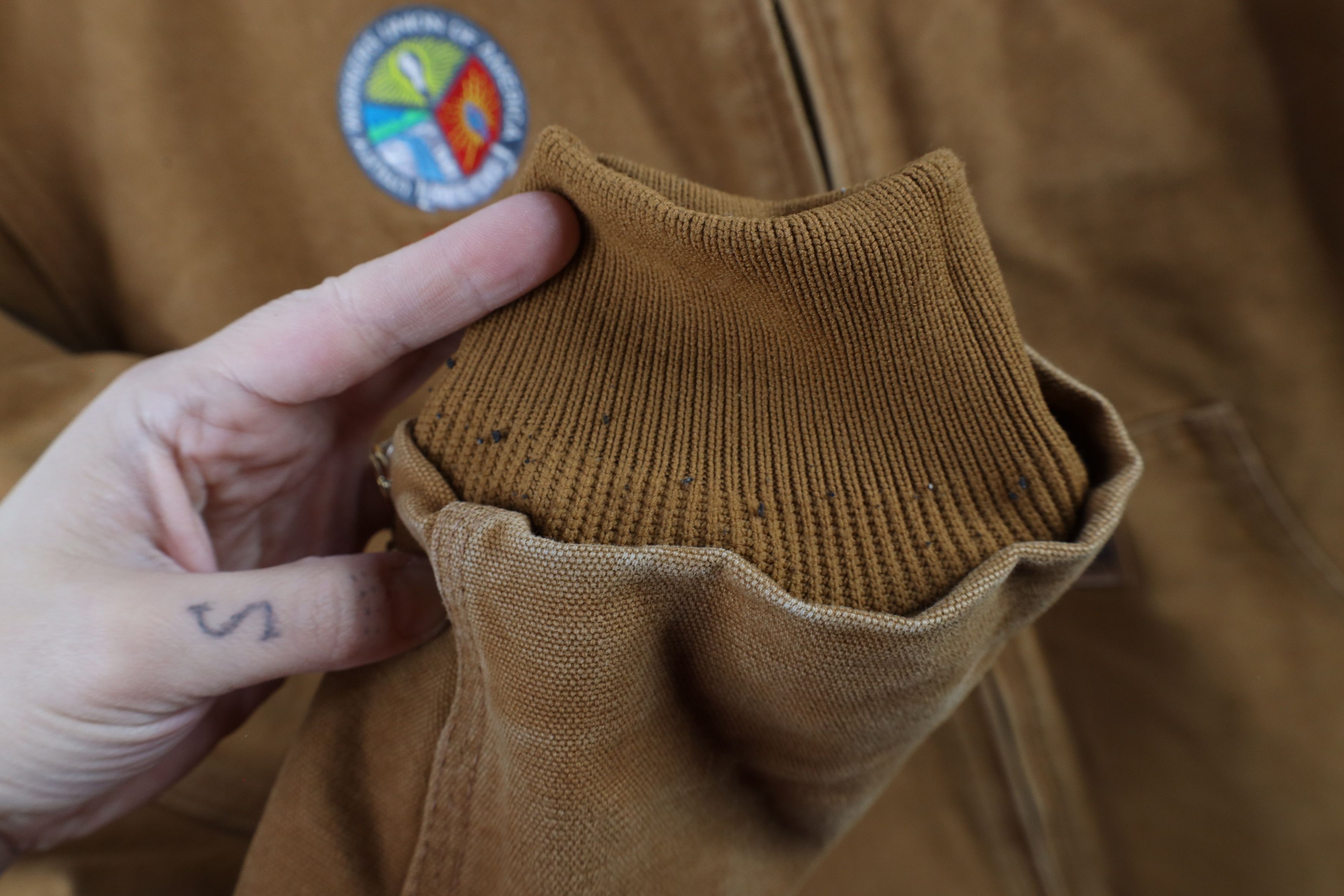 Carhartt × Vintage Vintage Y2K Carhartt Maintenance Canvas Hooded Jacket Size US XXL / EU 58 / 5 - 9 Thumbnail