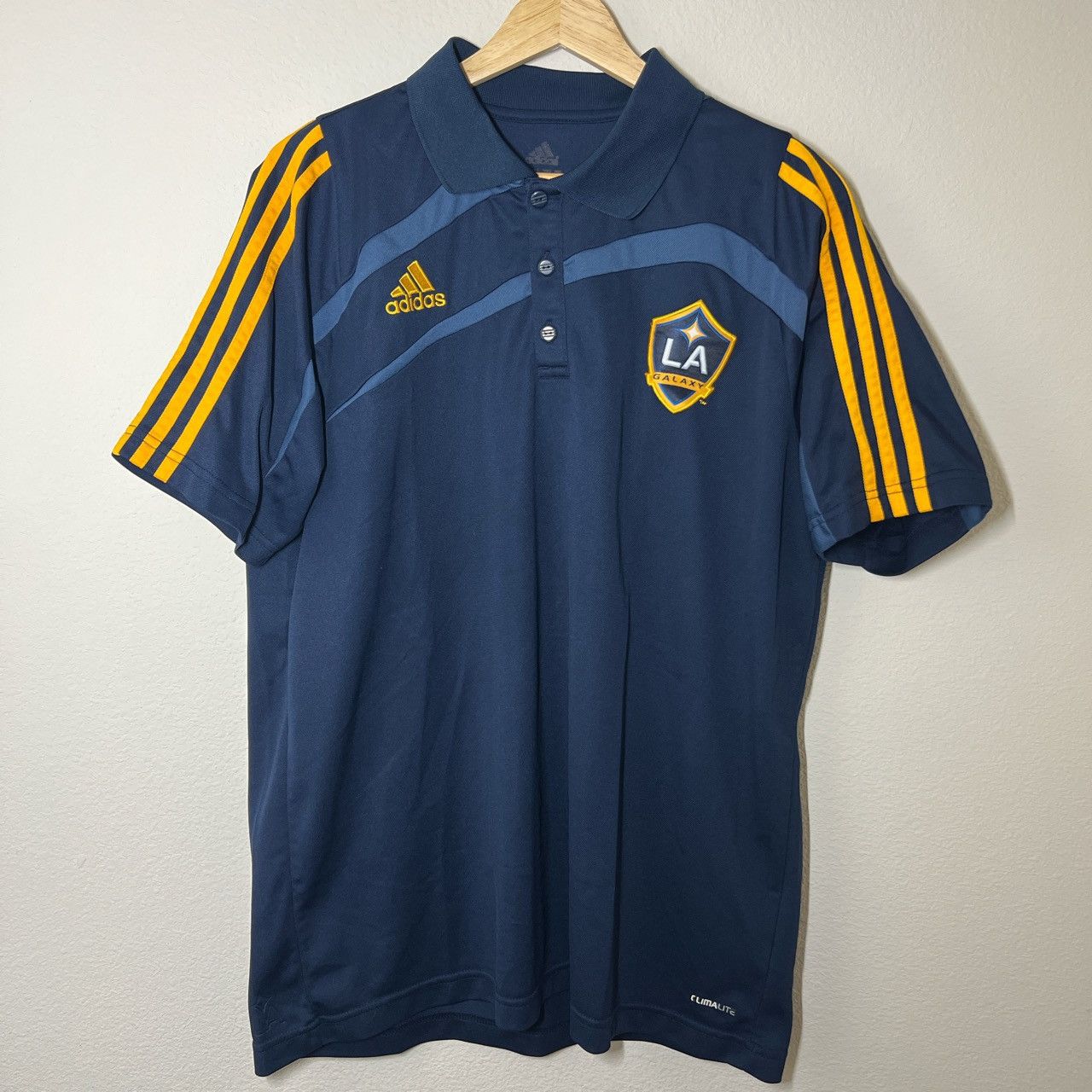 LA Galaxy 2024 soccer polo shirt