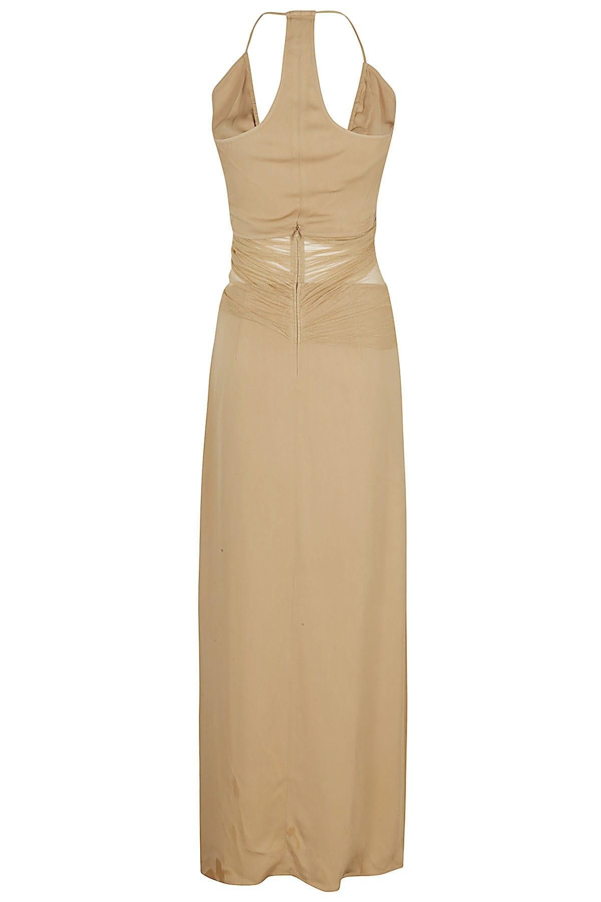 Christopher Esber Tulle Panel Back Halter Dress Size XS / US 0-2 / IT 36-38 - 4 Thumbnail