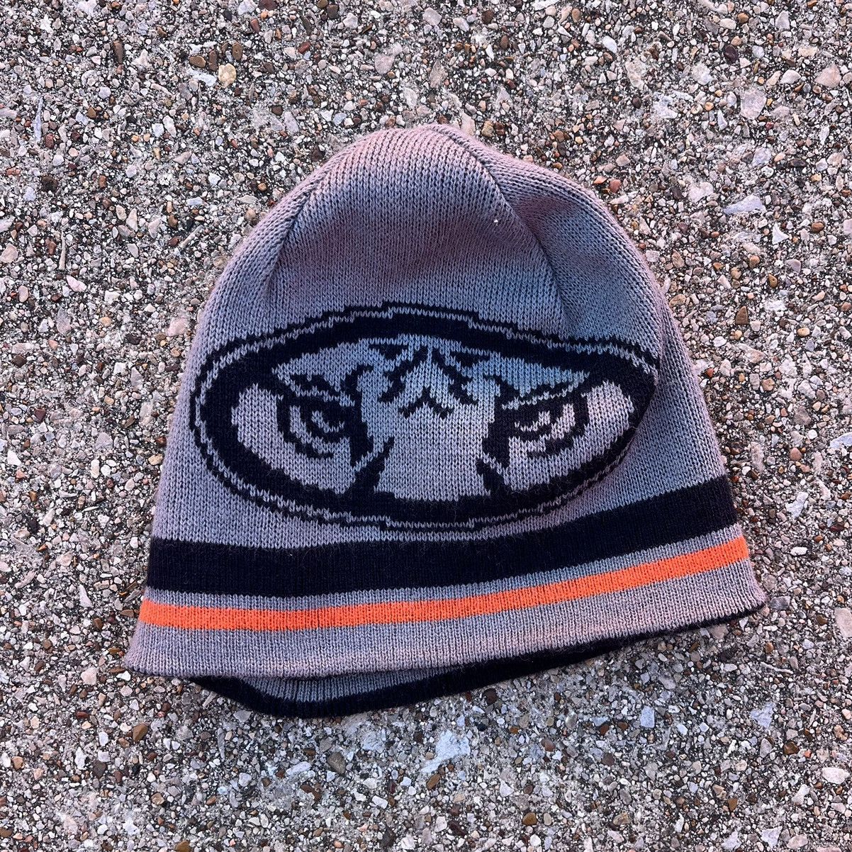 Japanese Brand × Vintage 2000s Y2K Reversible Skully Beanie Size ONE SIZE - 2 Thumbnail