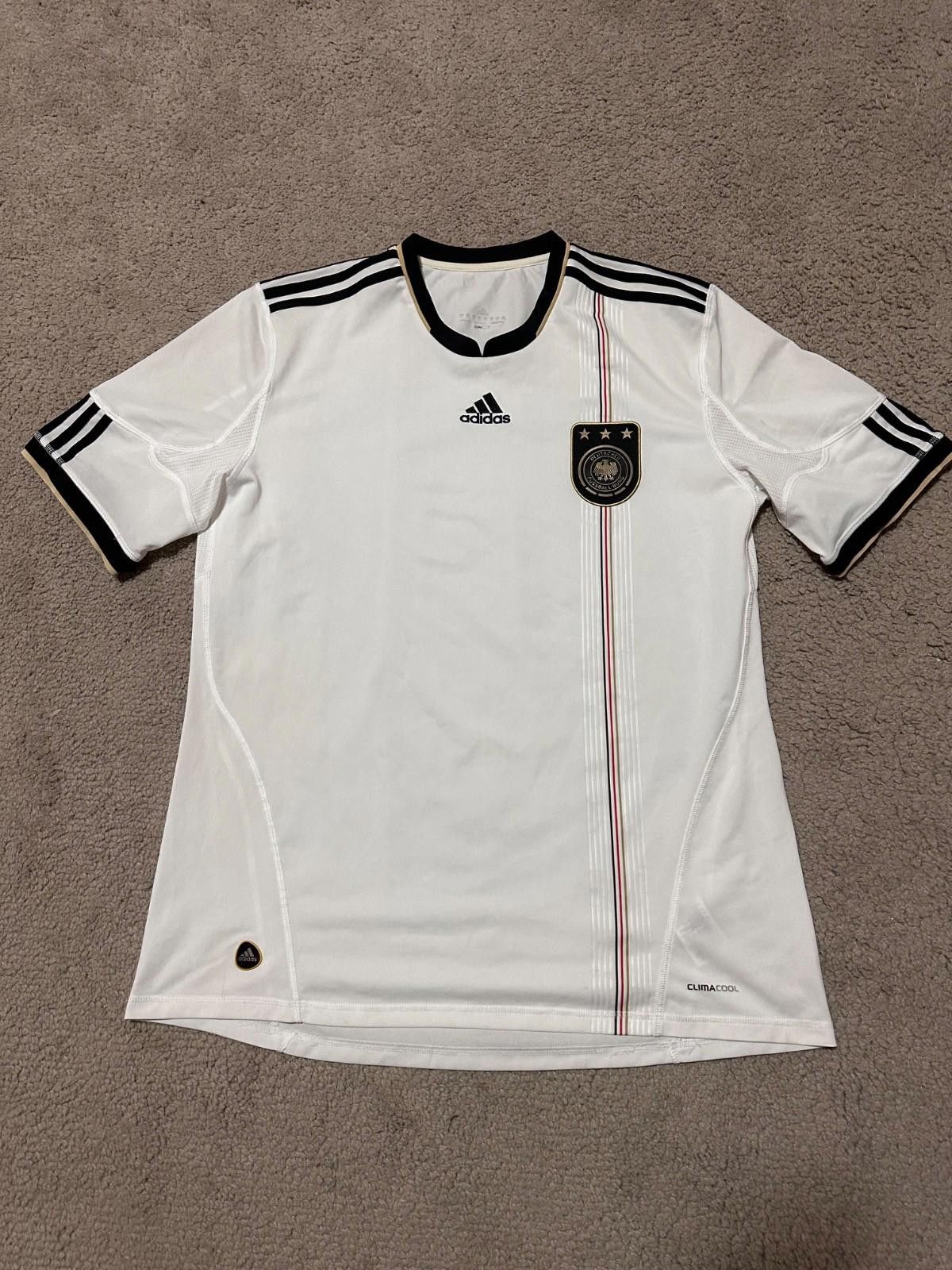 Adidas GERMANY ADIDAS 2010 WORLD CUP FOOTBALL SOCCER HOME JERSEY Size US XL / EU 56 / 4 - 1 Thumbnail