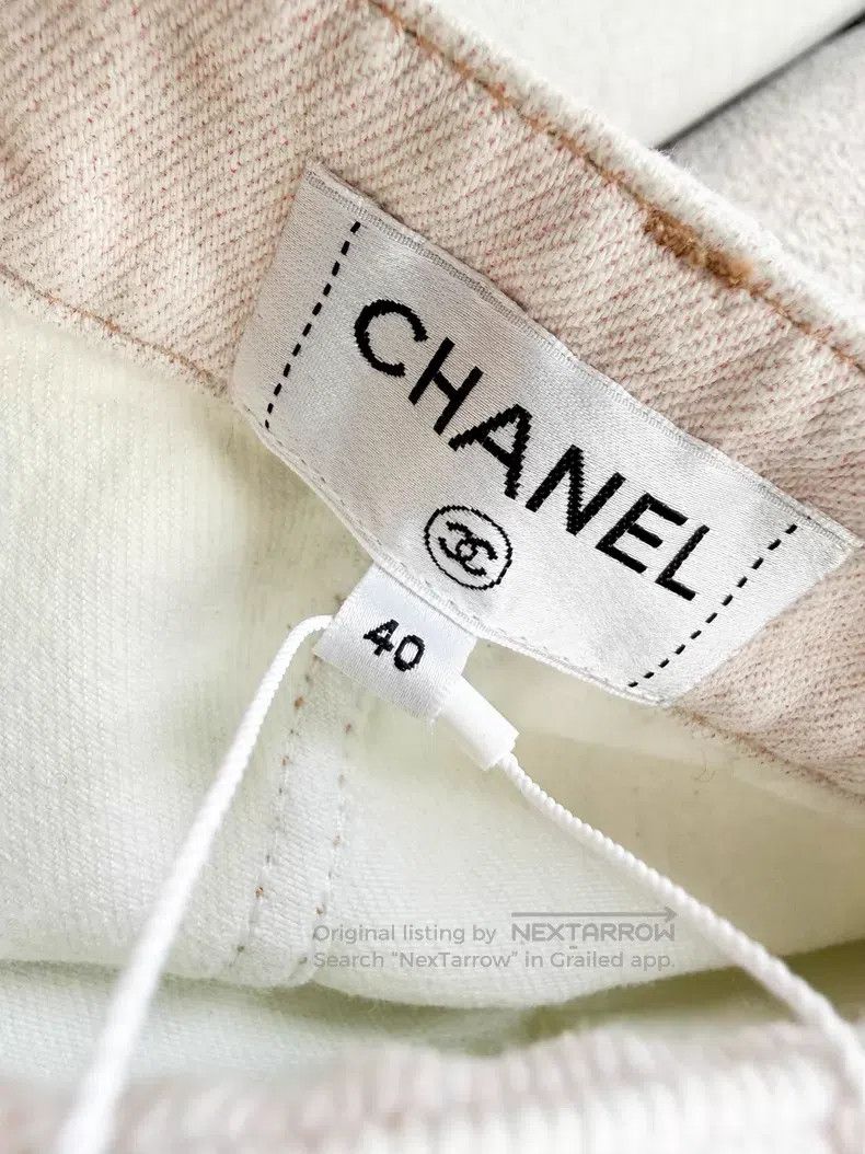Chanel Chanel Rainbow yellow and green pink purple denim shorts Size 26" / US 2 / IT 38 - 5 Thumbnail