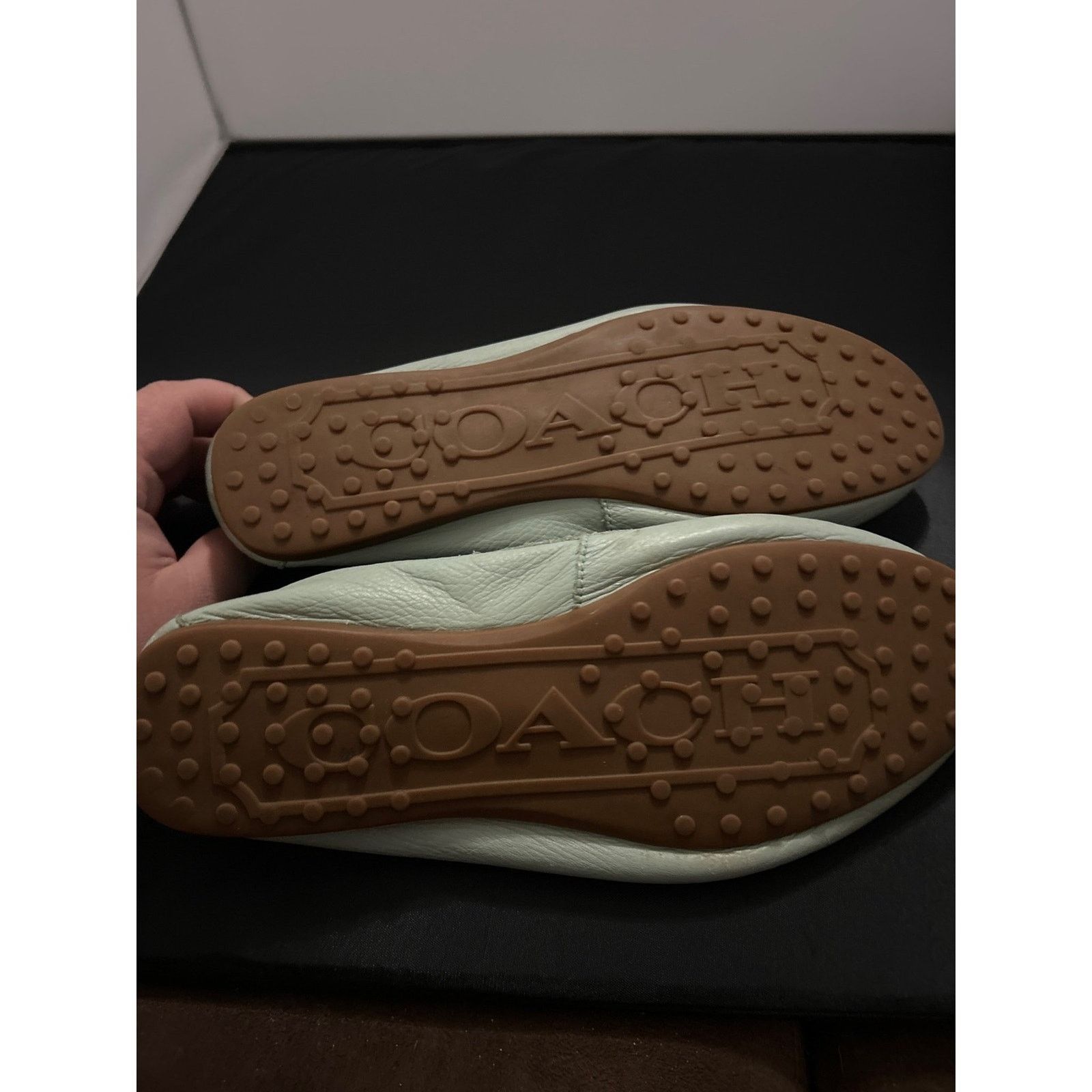 Coach Coach Fredrica Pale Mint Green Leather Loafer Flats Size 10 Size US 10 / IT 40 - 3 Thumbnail