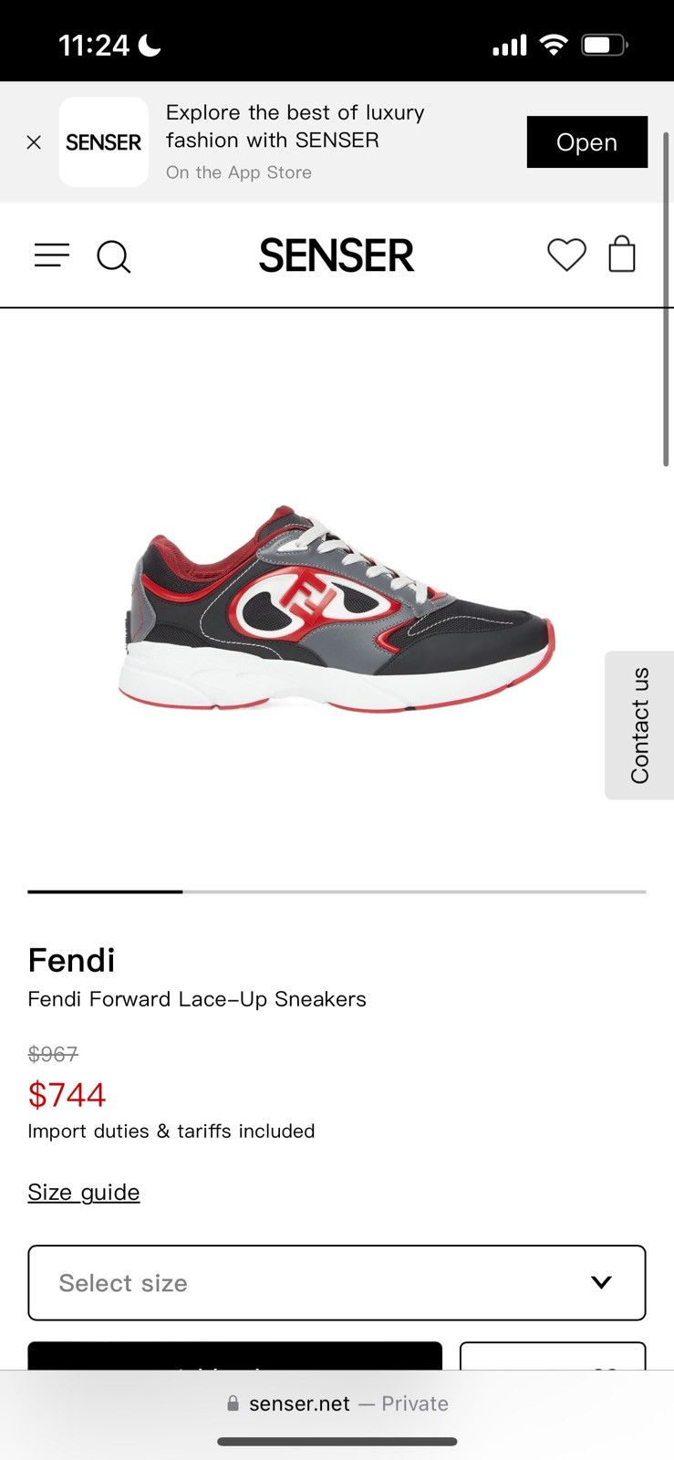 Fendi Fendi Foward Runner Size US 9 / EU 42 - 11 Thumbnail
