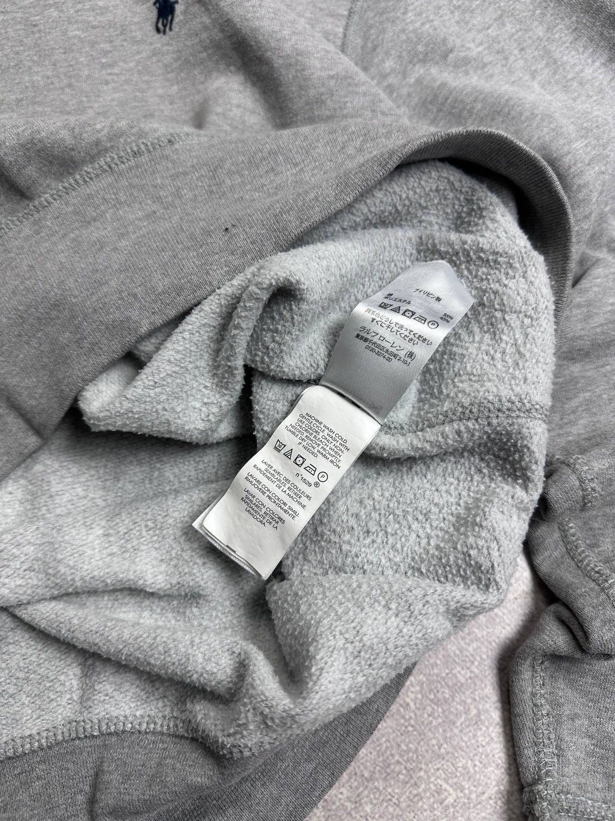 Polo Ralph Lauren Vintage Polo Ralph Lauren Grey Boxy Sweatshirt Y2K XL Size US XL / EU 56 / 4 - 8 Thumbnail