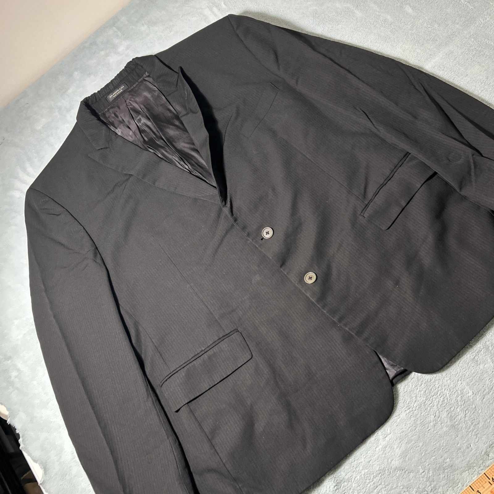 John Varvatos John Varvatos USA Wool Tweed Blazer 50 Large Double Breast Size 50R - 1 Thumbnail